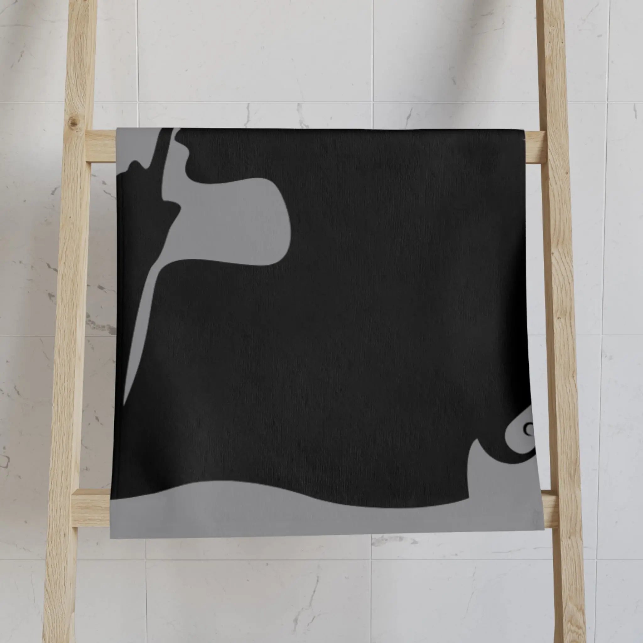 SHHH Girl Silhouette Grey | Mix & Match Classic Fun-Flirty Lovers’ Towels
