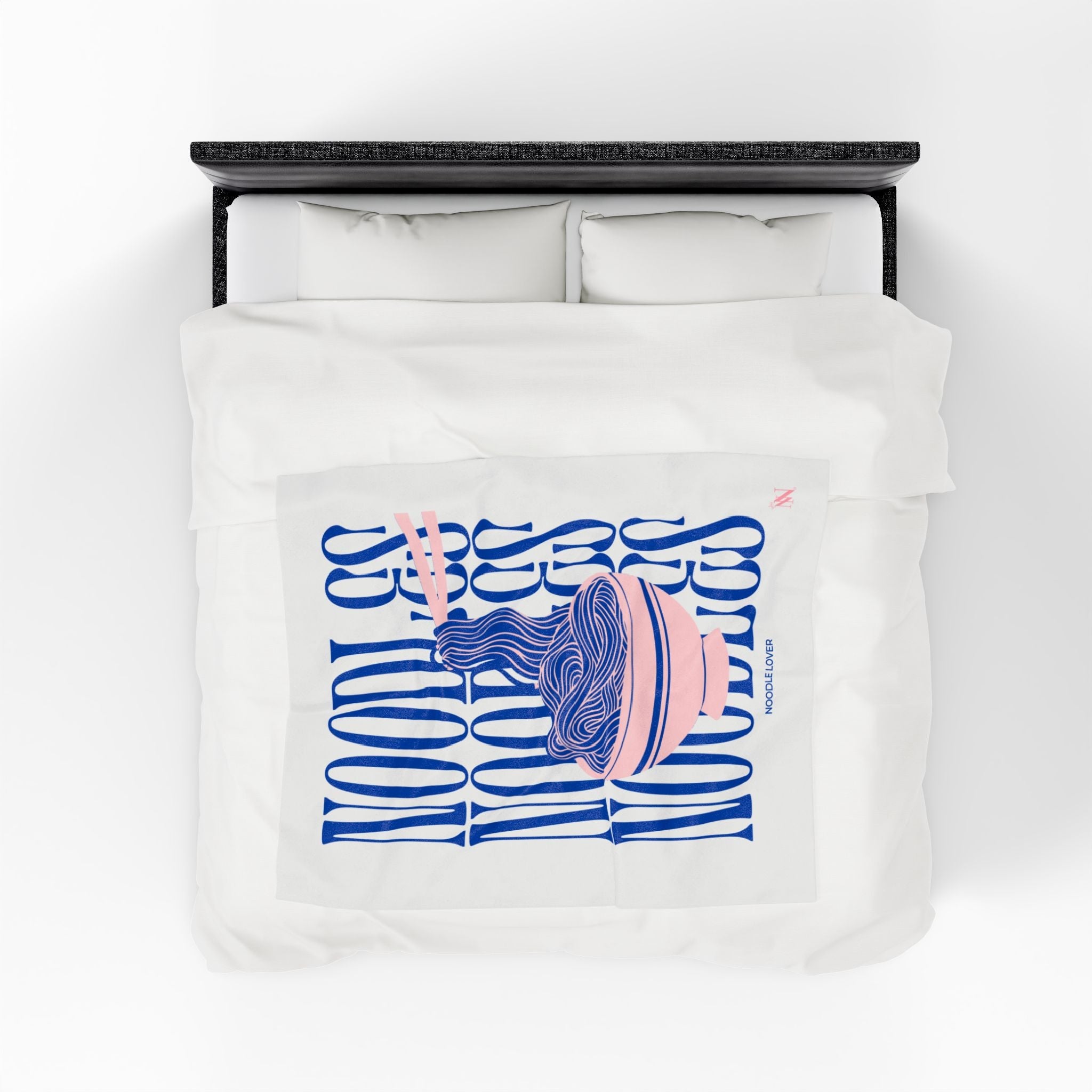Noodle Lover | Mix & Match Velveteen Fun-Flirty Lovers’ Blankets