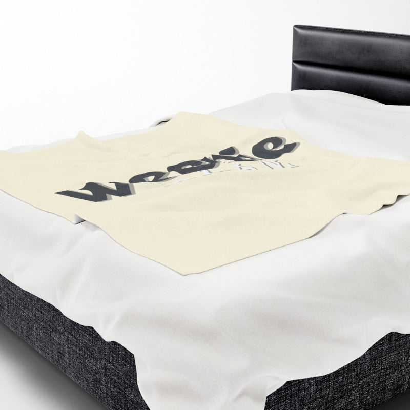 Weenie Cream | Mix & Match Velveteen Fun-Flirty Lovers’ Blankets