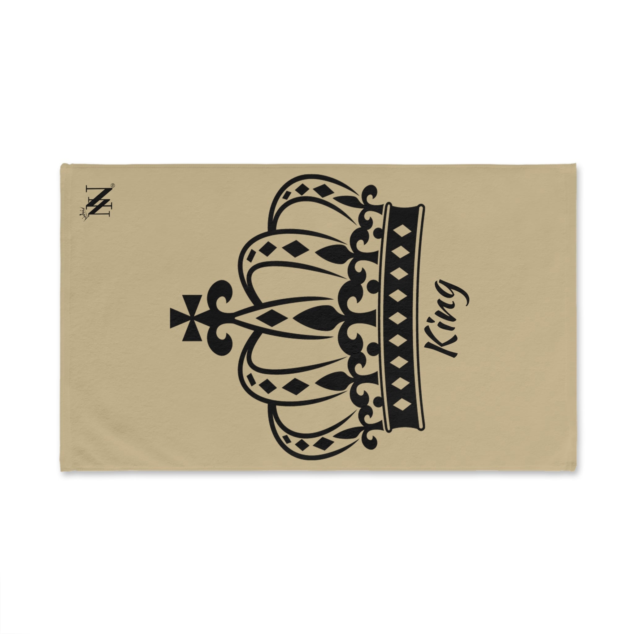 Large Crown King Gold Cum Towel