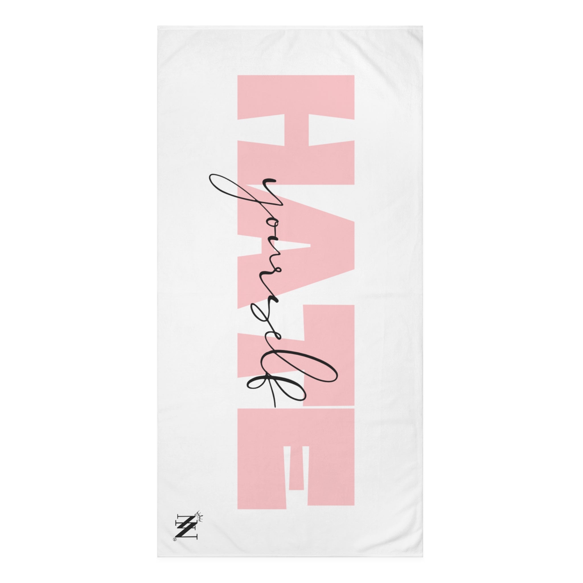 Hate Yourself | Mix & Match XL Fun-Flirty Lovers’ Towels