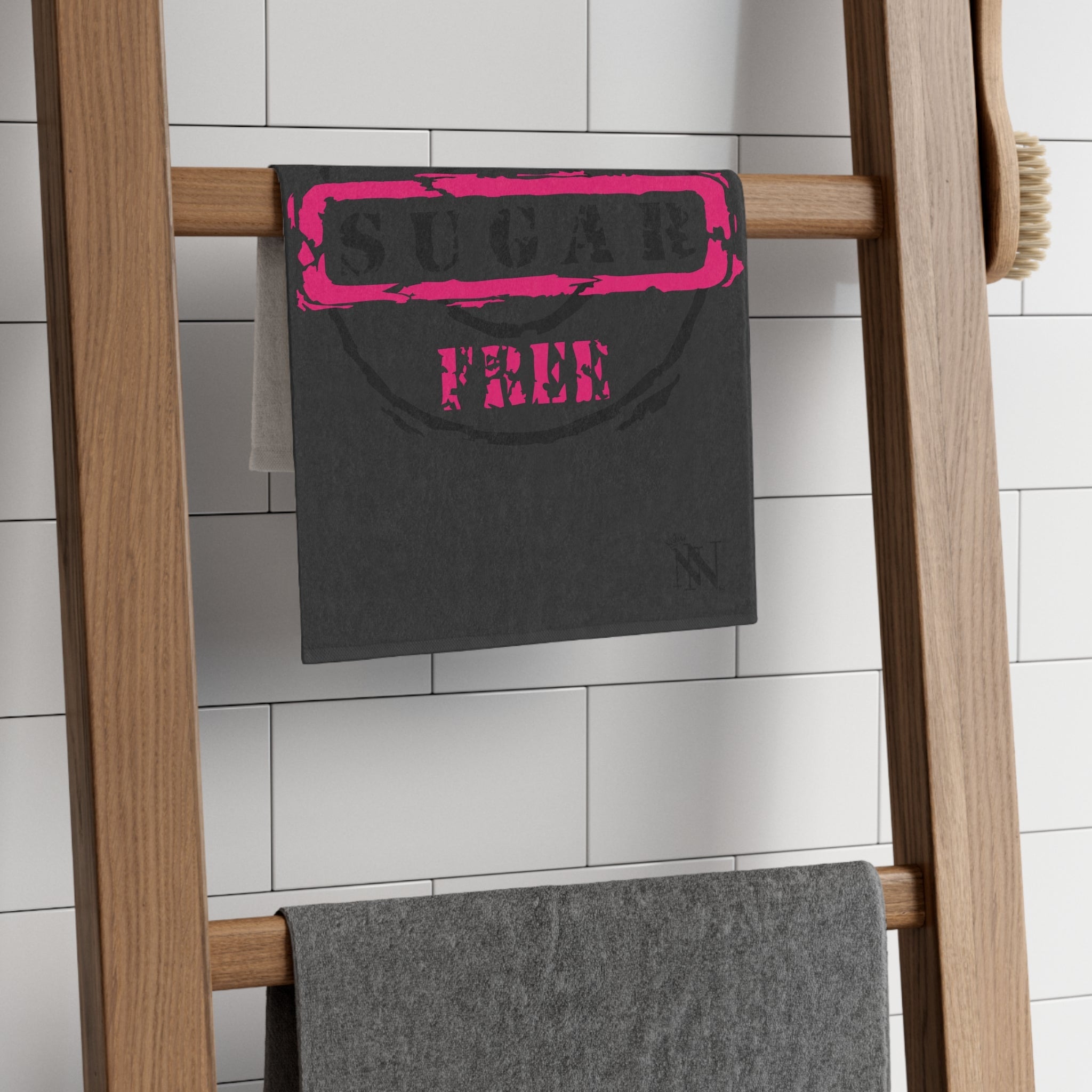 Free Sugar Free Dark Grey | Mix & Match Soft Fun-Flirty Lovers’ Towels