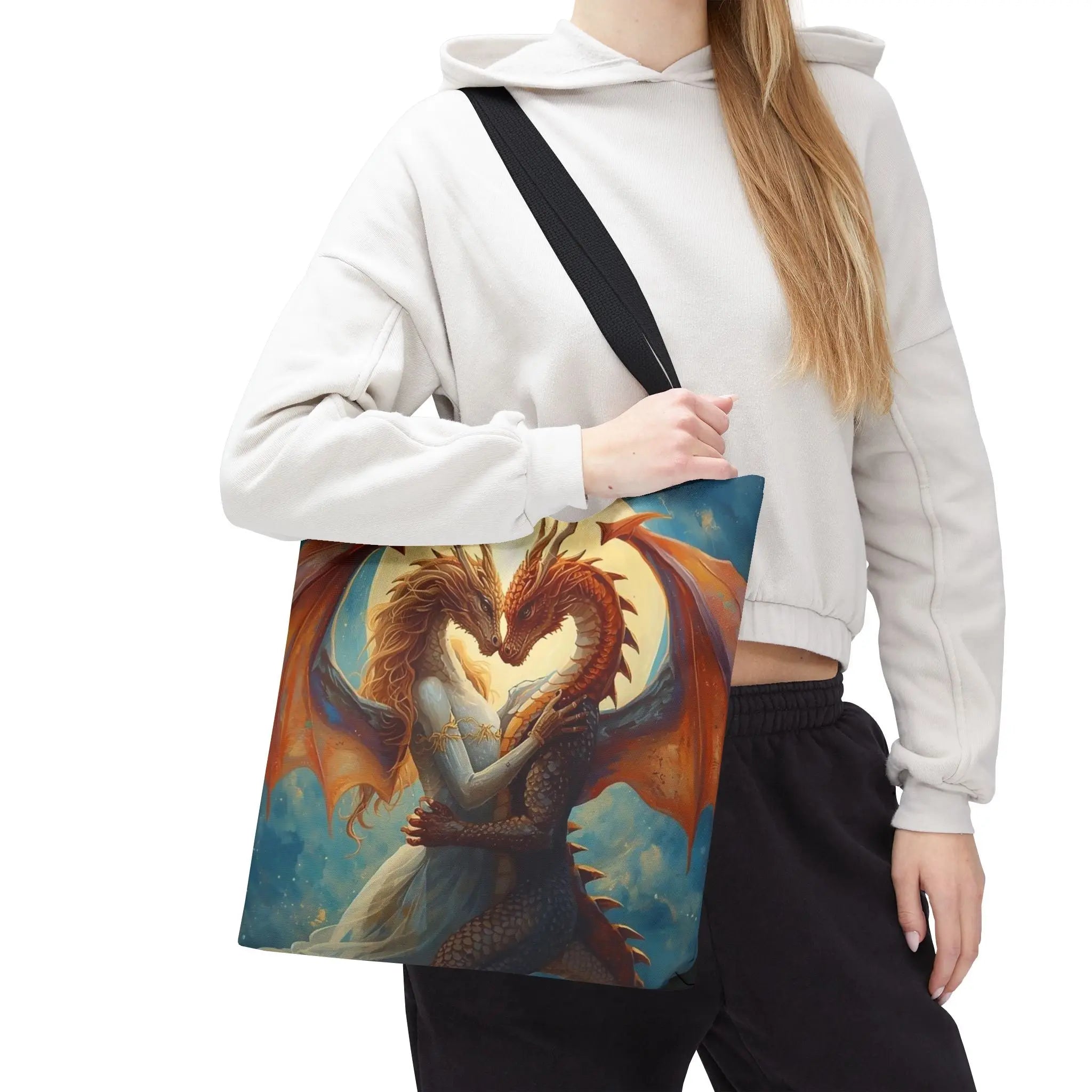 Dragon Wedding Love Graphic | Mix & Match Fun-Flirty Lovers’ Totes