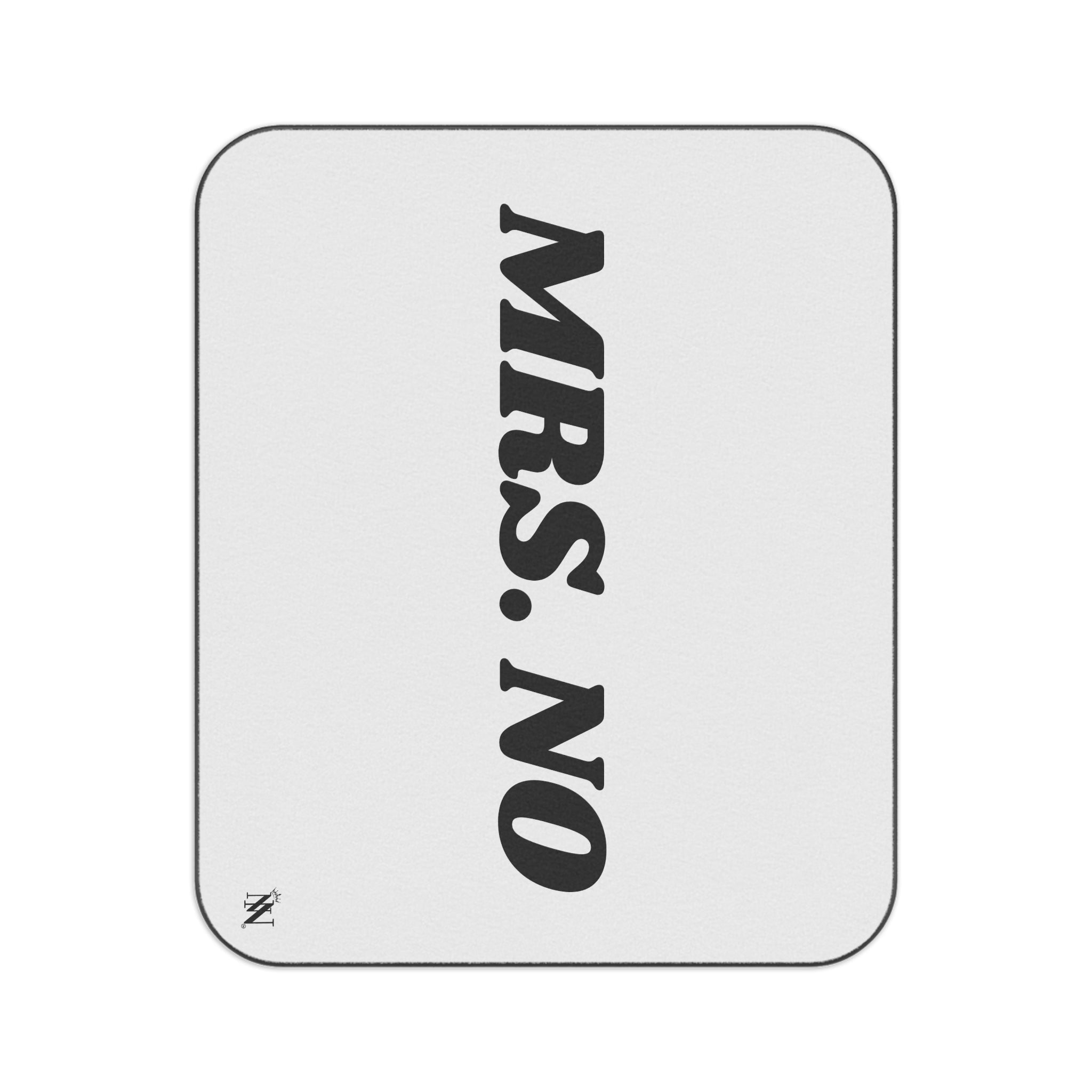 Mrs. No | Mix Match Fun-Flirty Lovers’ Water-Resistant Blankets