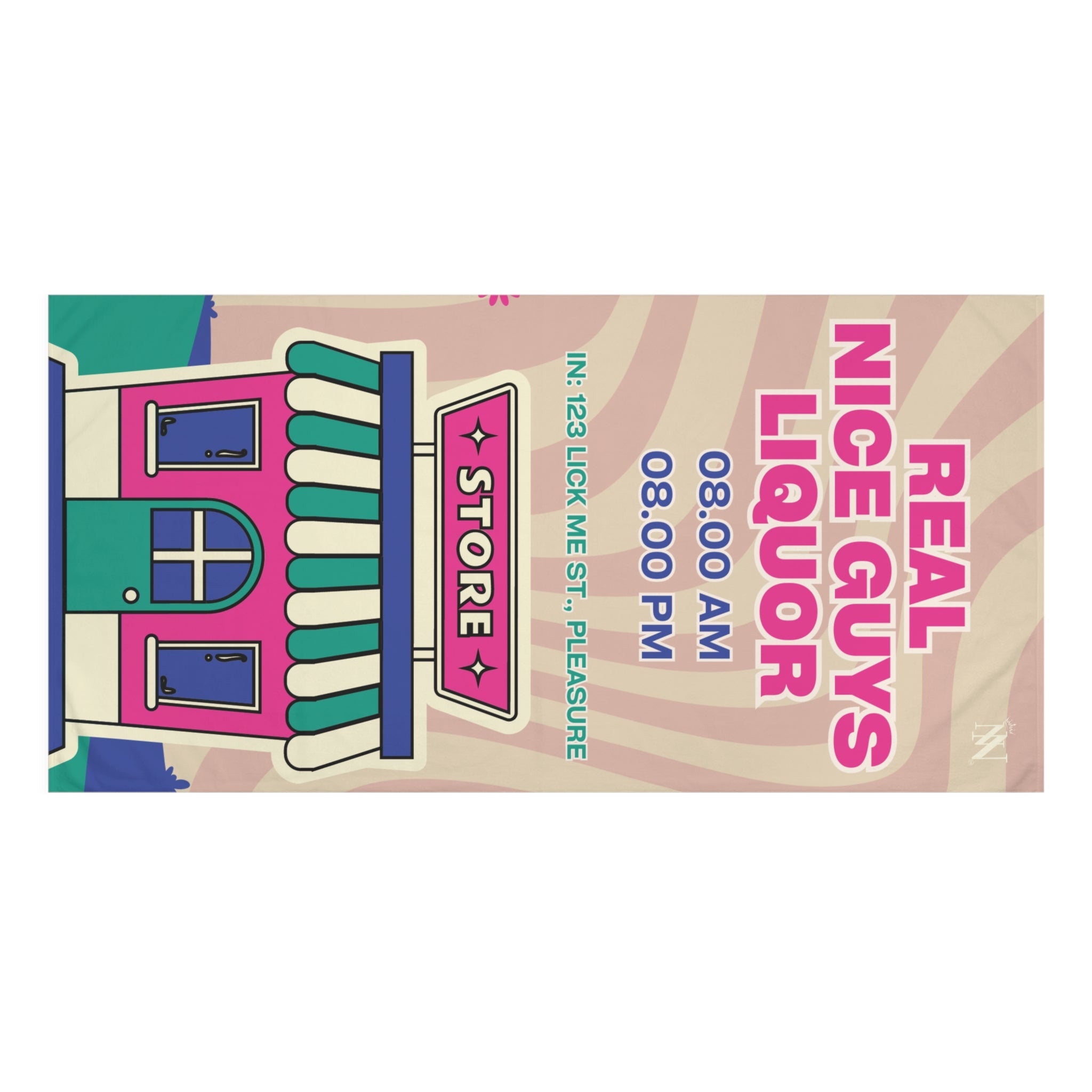 Real Nice Guys Liquor Store | Mix & Match Naughty XL Fun-Flirty Lovers’ Towels