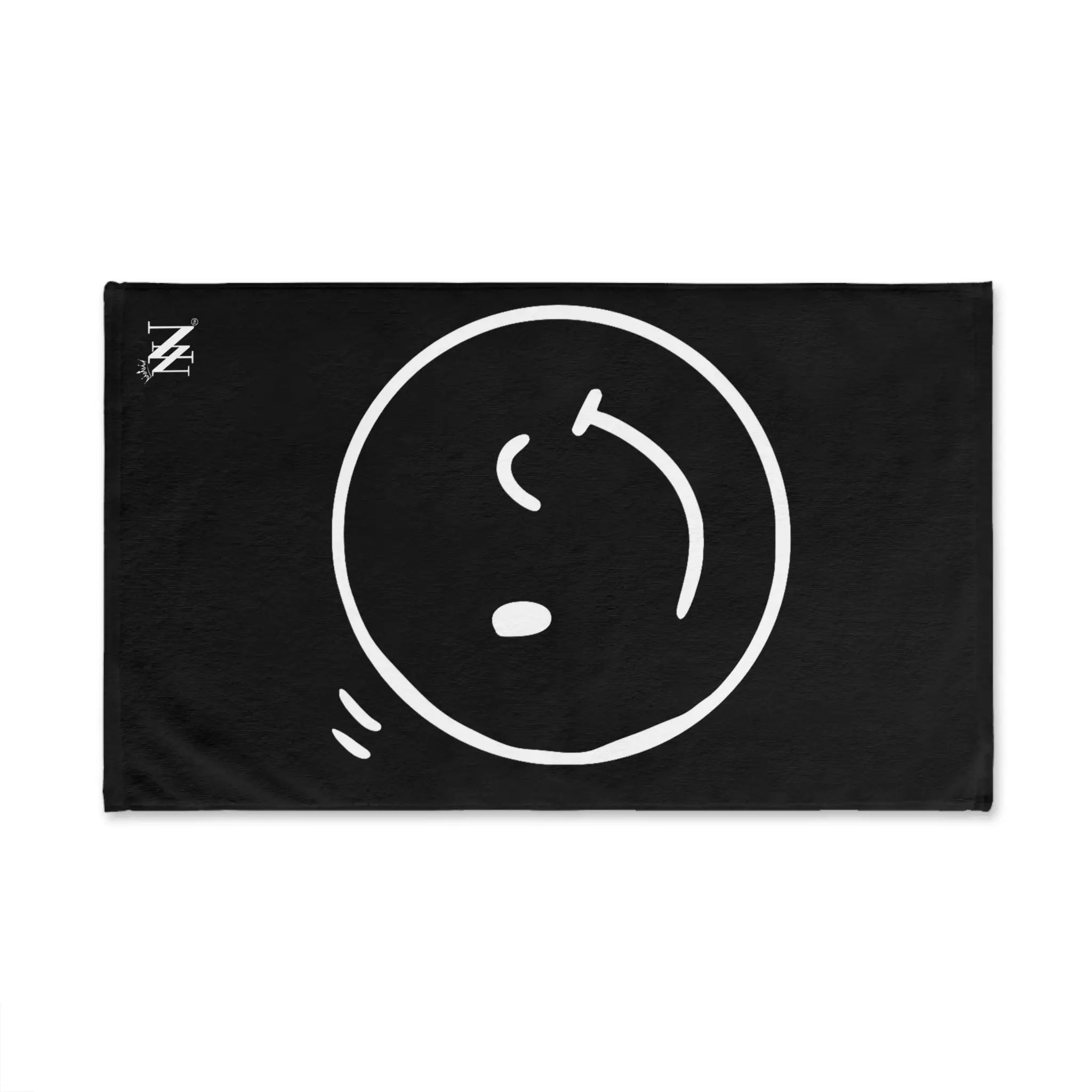 Wink Emoji Black Cum Towel