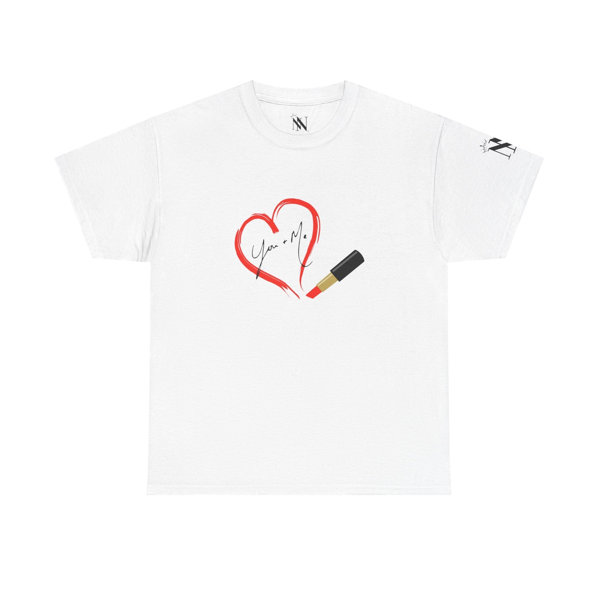 You + Me Lipstick Love | Mix & Match Cotton Unisex Fun-Flirty Lovers’ T-Shirts