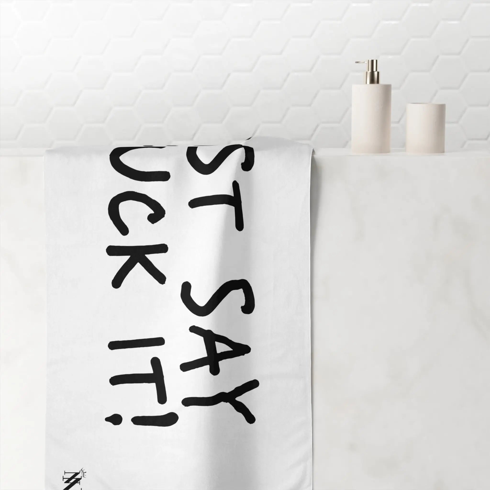 Just Say Fuck It! | Mix & Match XL Fun-Flirty Lovers’ Towels