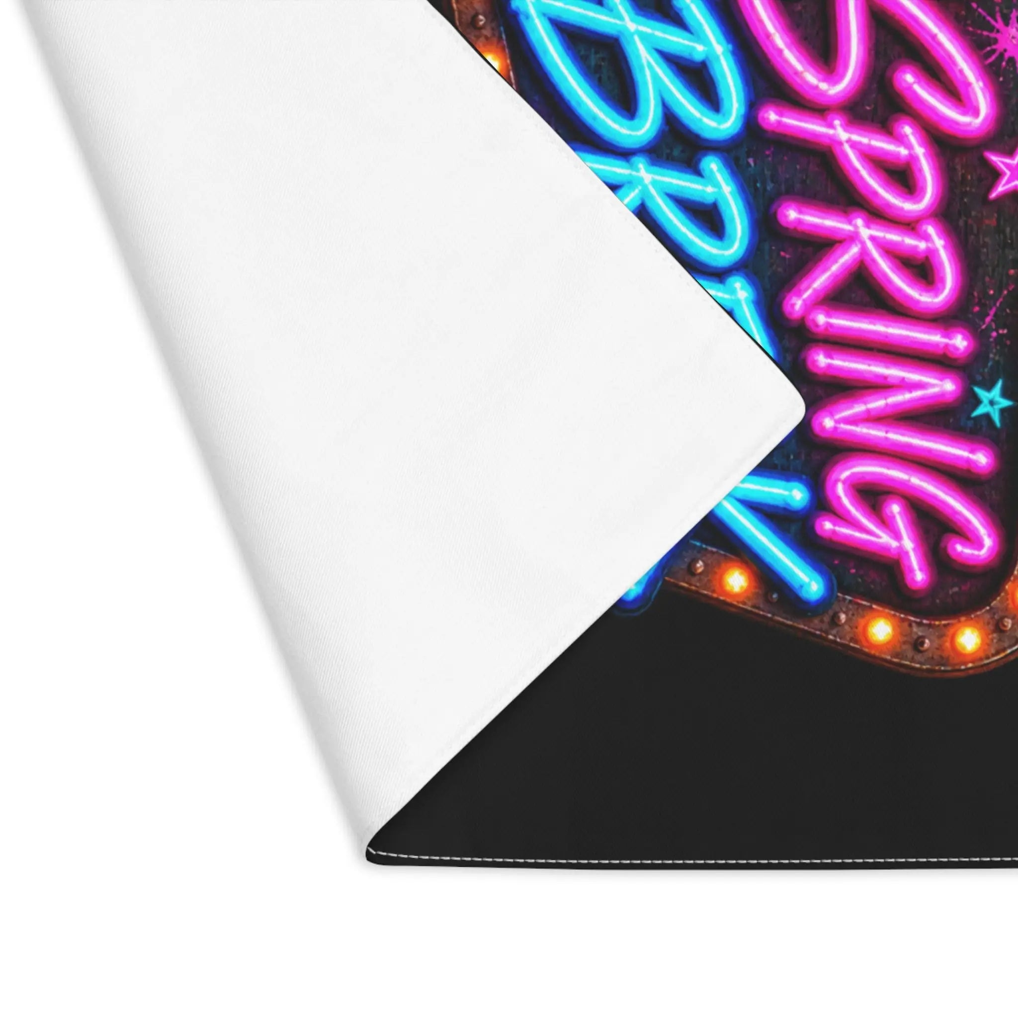 Spring Break Neon Sign Sex Toy Mat