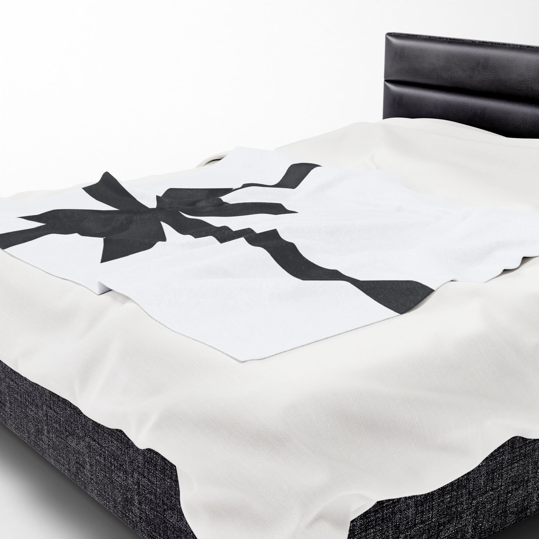 Unwrap Me Black Bow | Mix & Match Fun-Flirty Lovers’ Blankets
