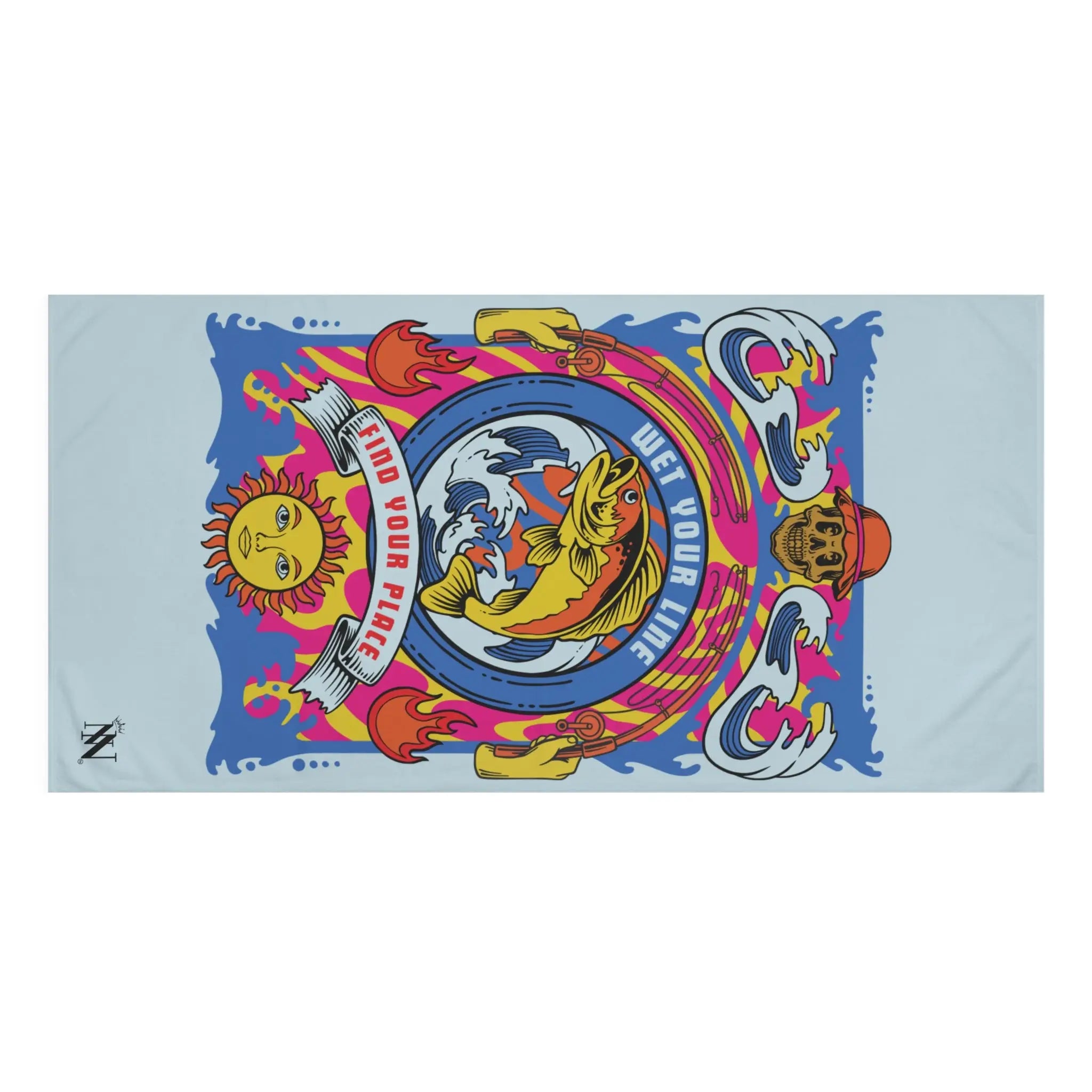 Wet Your Line | Nectar Napkins XL Fun-Flirty Lovers’ Towels