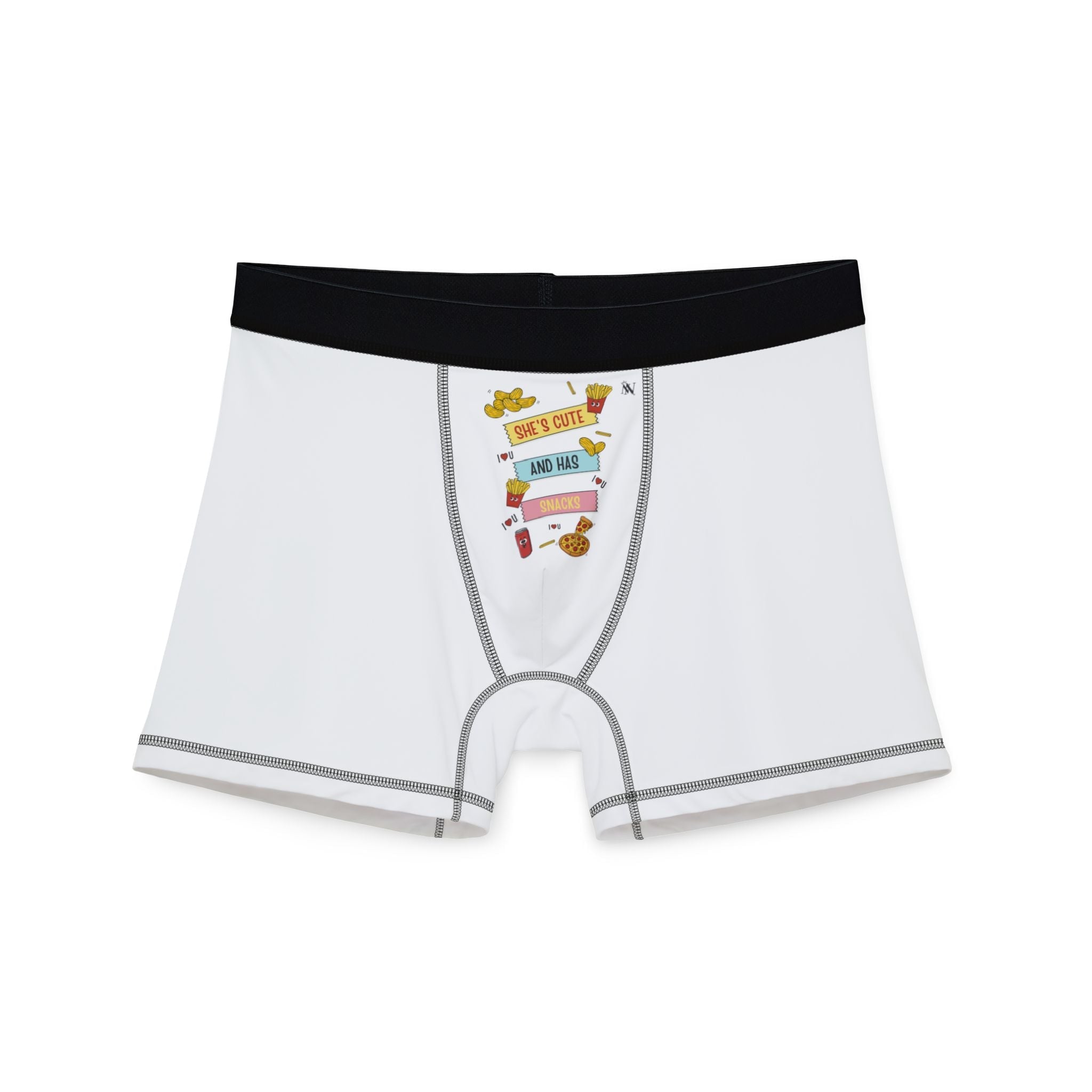 She’s Cute and Has Snacks | Mix & Match Men’s Fun-Flirty Lovers’ Boxer Briefs