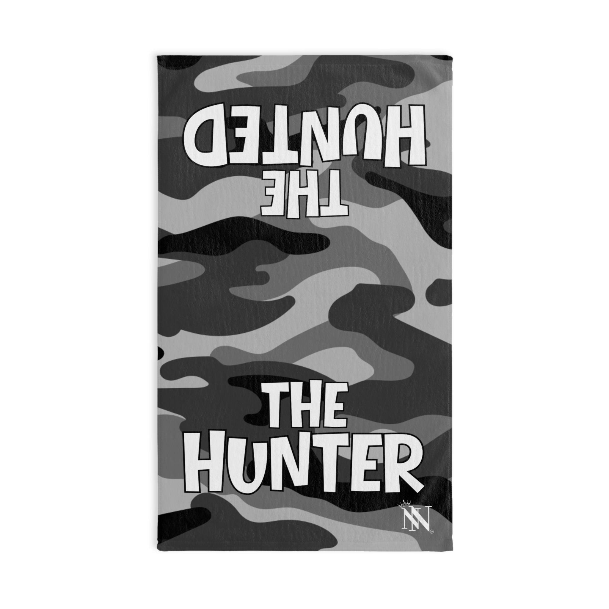 The Hunter & The Hunted Shareable Grey Camo Cum Towel