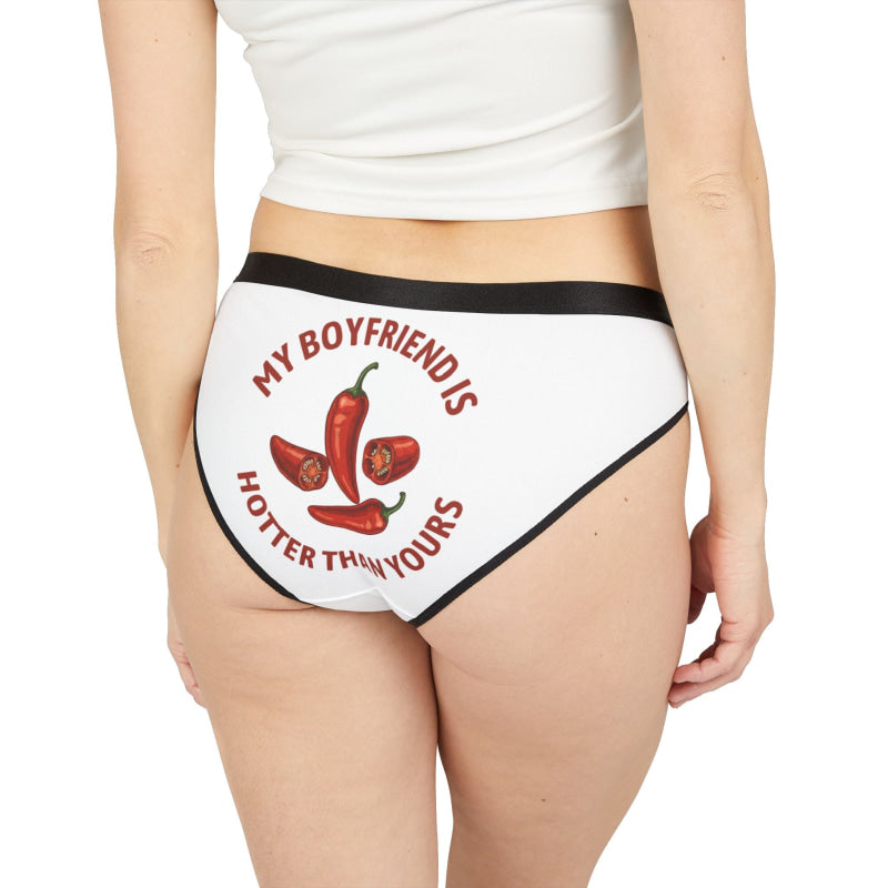 My Boyfriend is Hotter Than Yours Pepper | Mix & Match Women’s Fun-Flirty Lovers’ Panties