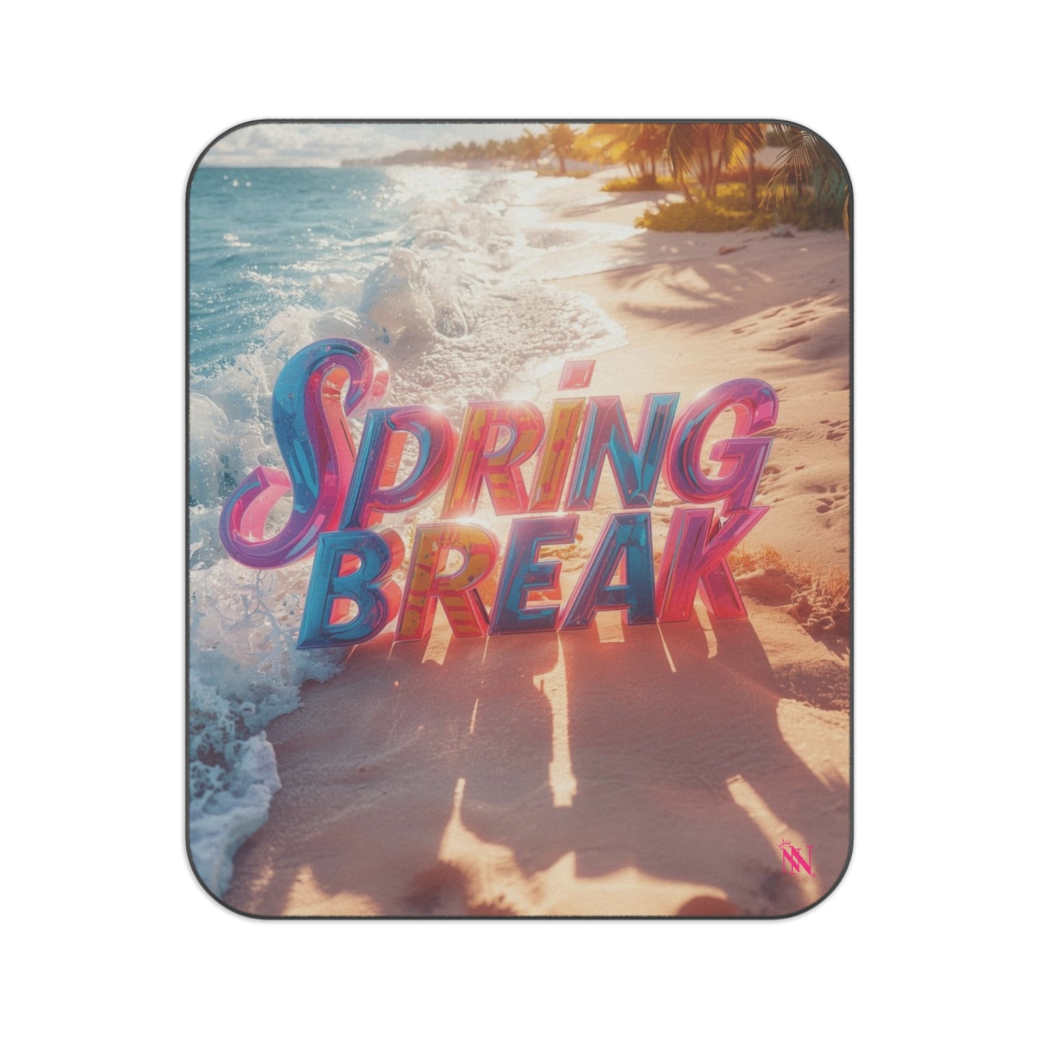 Spring Break Beach Couple Friendly Sex Blanket