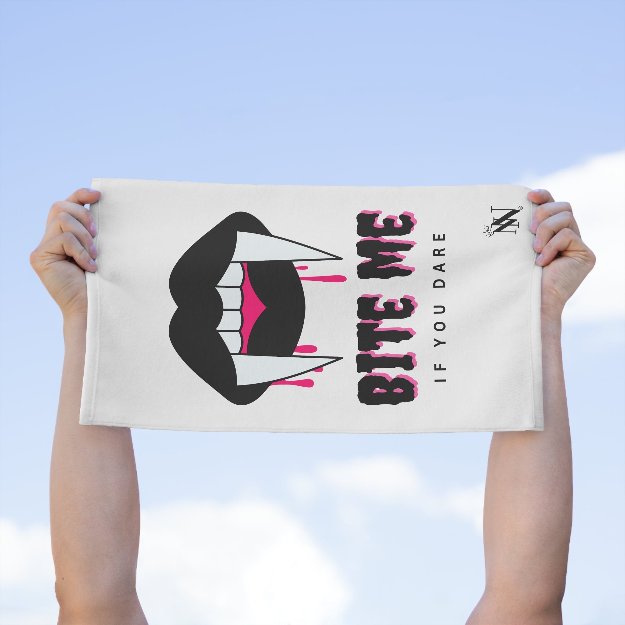 Bite Me if You Dare | Mix & Match Soft Fun-Flirty Lovers’ Towels