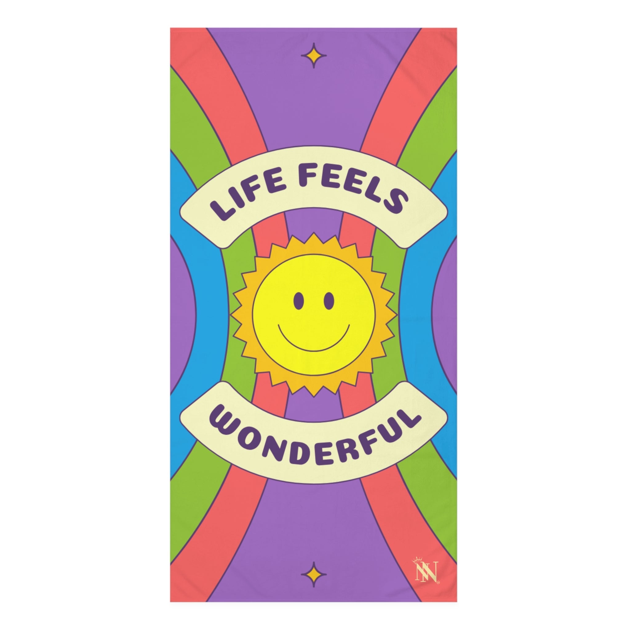 Life Feels Wonderful Retro Anal Sex Towel