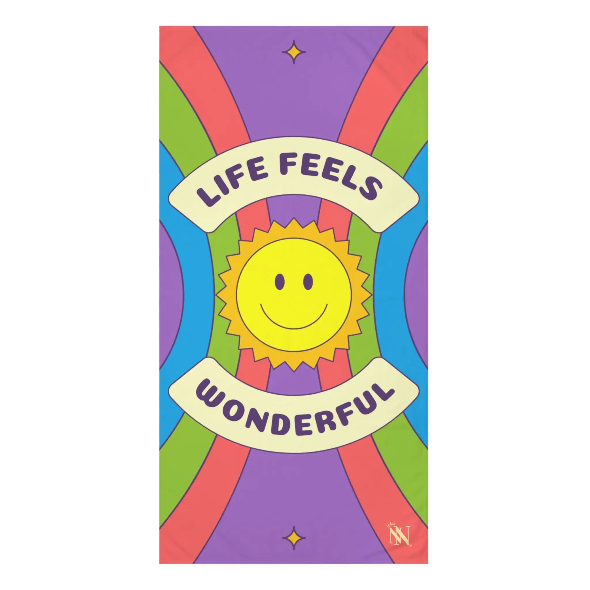 Life Feels Wonderful Retro Anal Sex Towel
