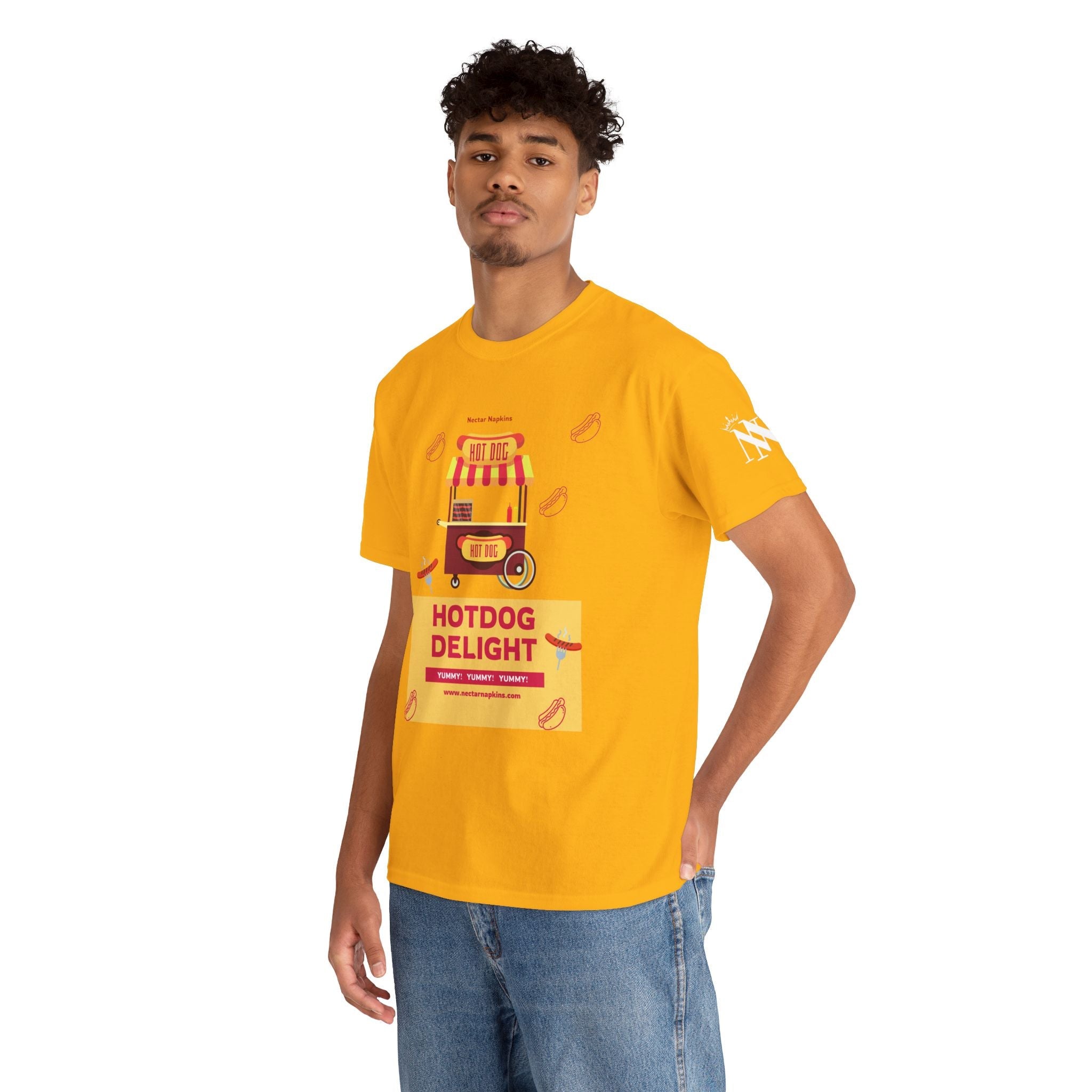 Hot Dog Delight | Mix & Match Cotton Unisex Fun-Flirty Lovers’ T-Shirts