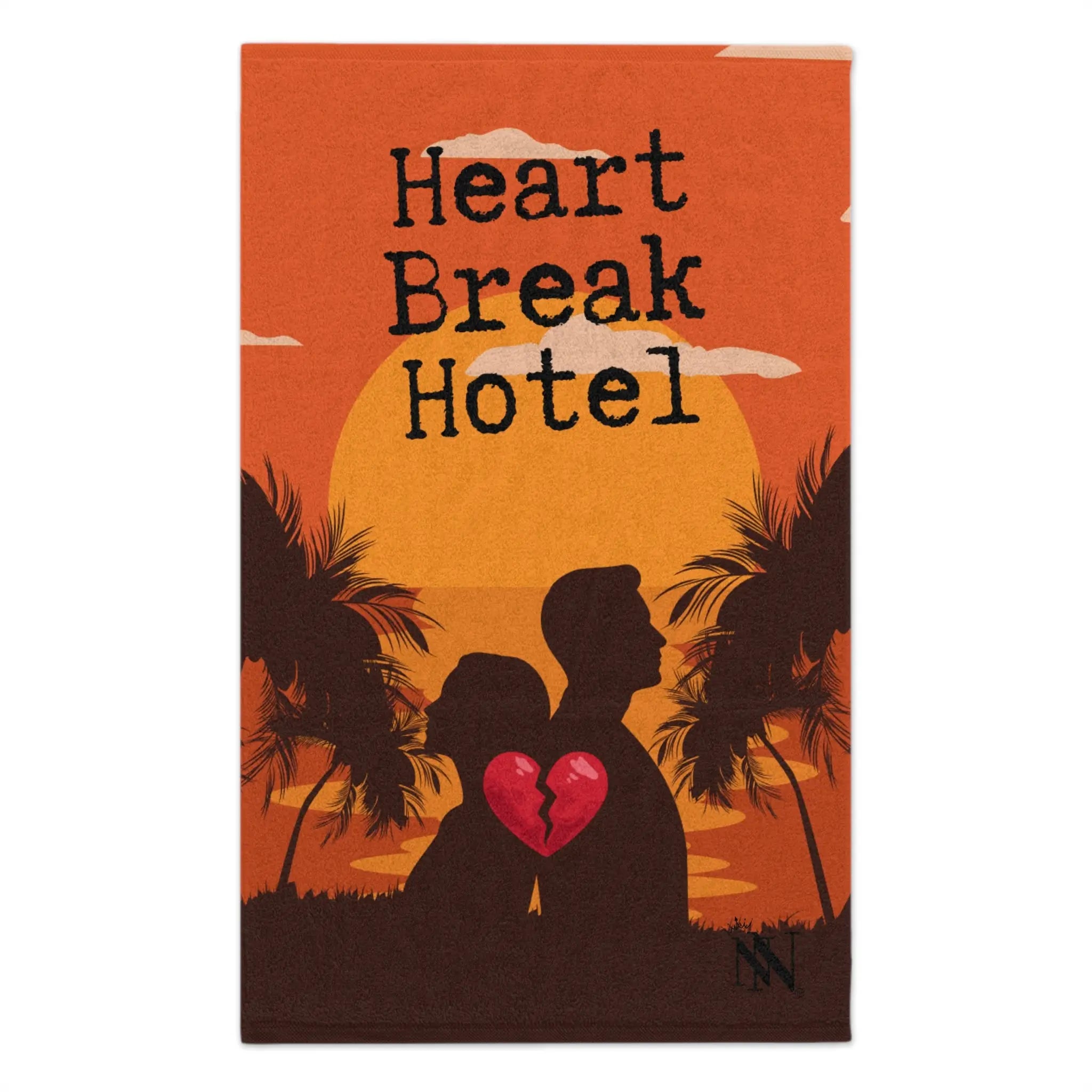 Heart Break Hotel Sunset Sex Towel