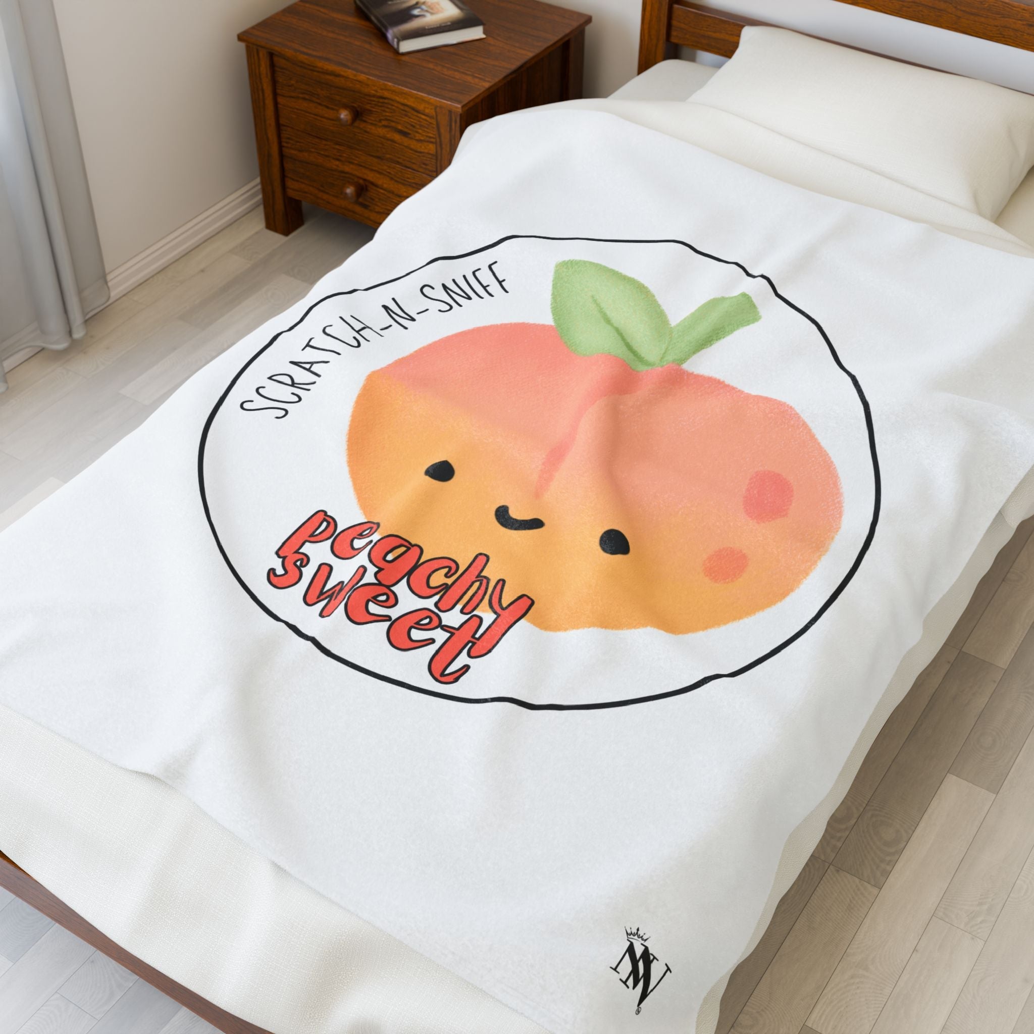 Peachy Sweet Scratch N Sniff | Mix & Match Fun-Flirty Lovers’ Blankets