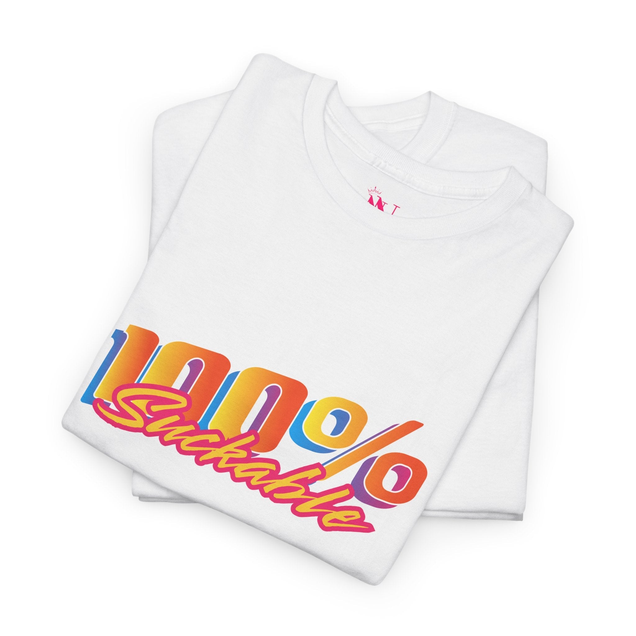 100% Suckable | Mix & Match 100% Cotton Unisex Fun-Flirty Lovers’ Tees