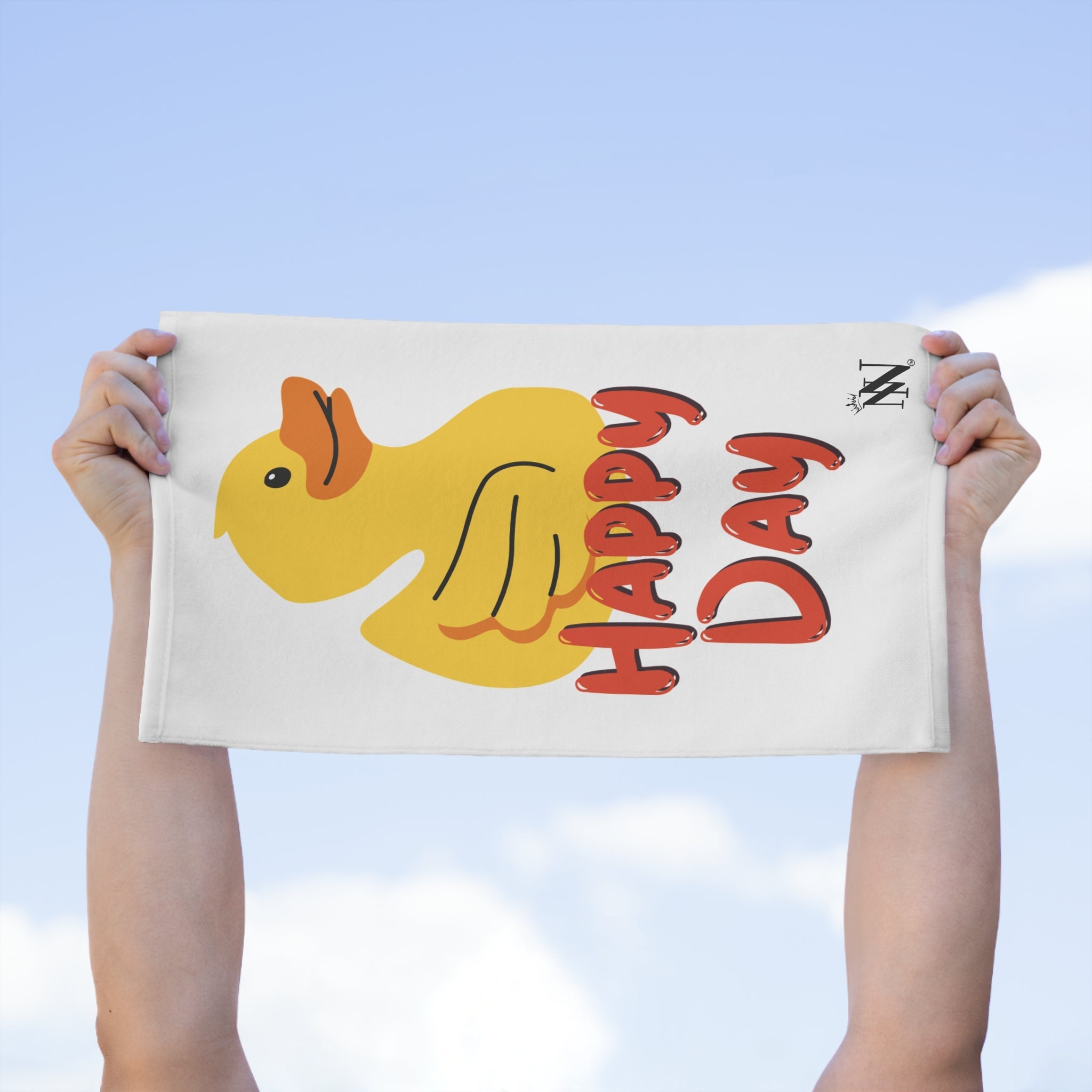 Happy Day Rubber Duck | Mix & Match Soft Fun-Flirty Lovers’ Towels