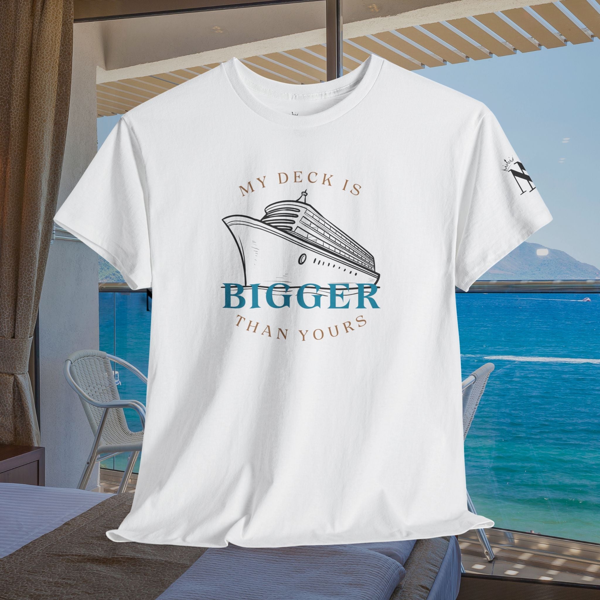 My DECK is Bigger | Mix & Match 100% Cotton Unisex Fun-Flirty Lovers’ Tees