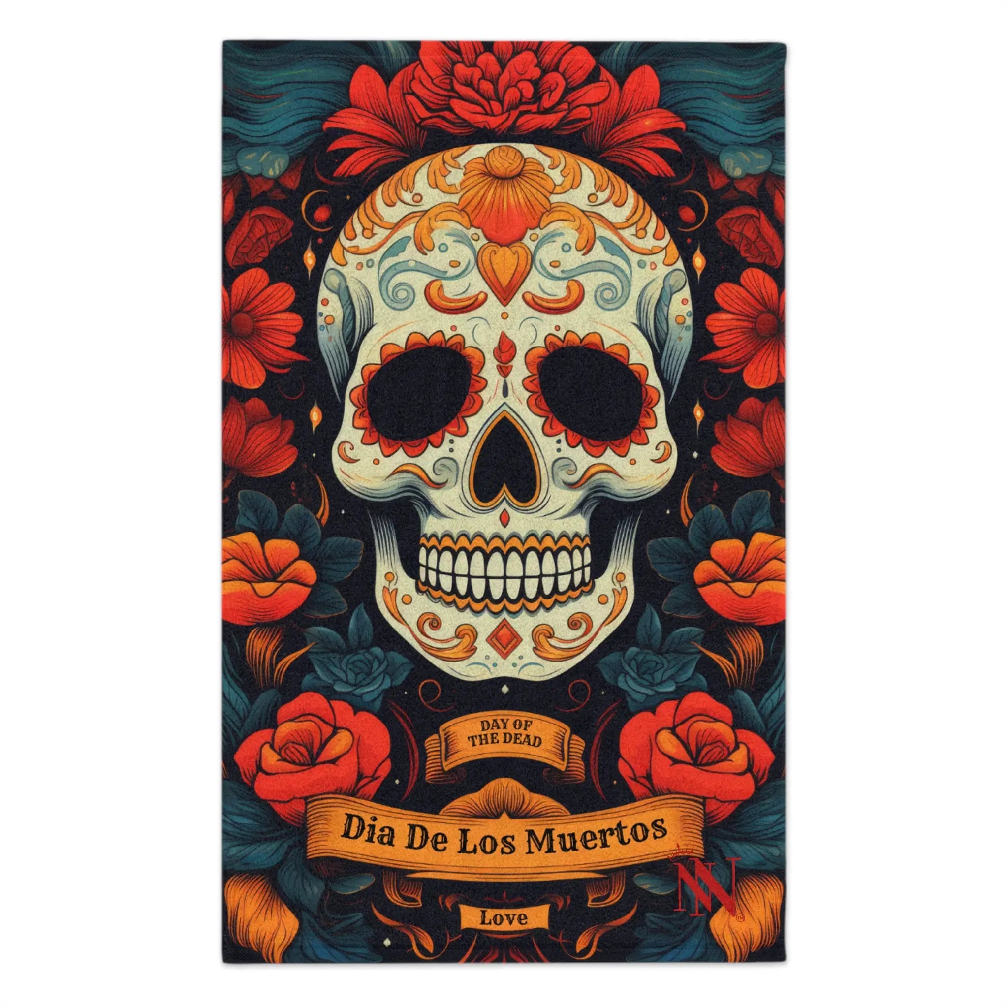 Dia De Los Muertos Love Sex Towel