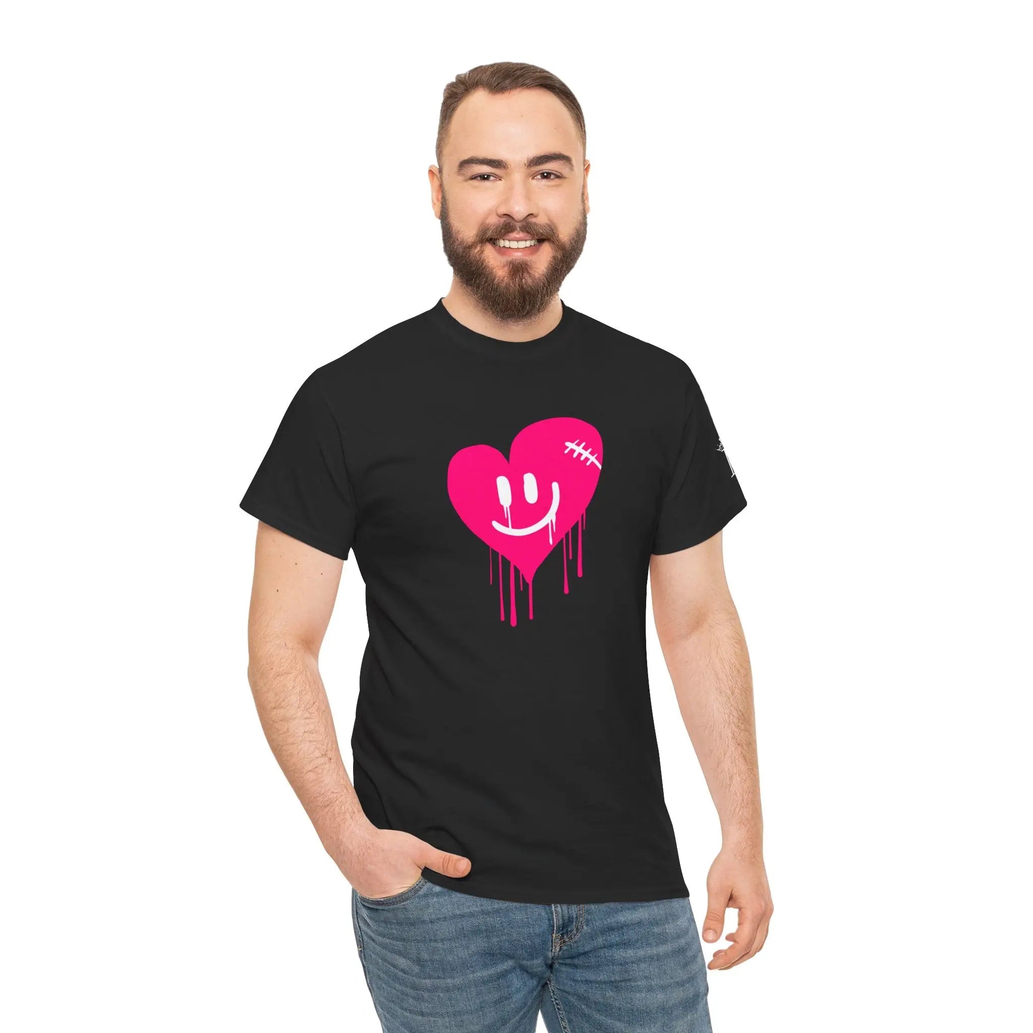Smiling Drippy Heart | Nectar Napkins Fun-Flirty Lovers’ T-Shirts