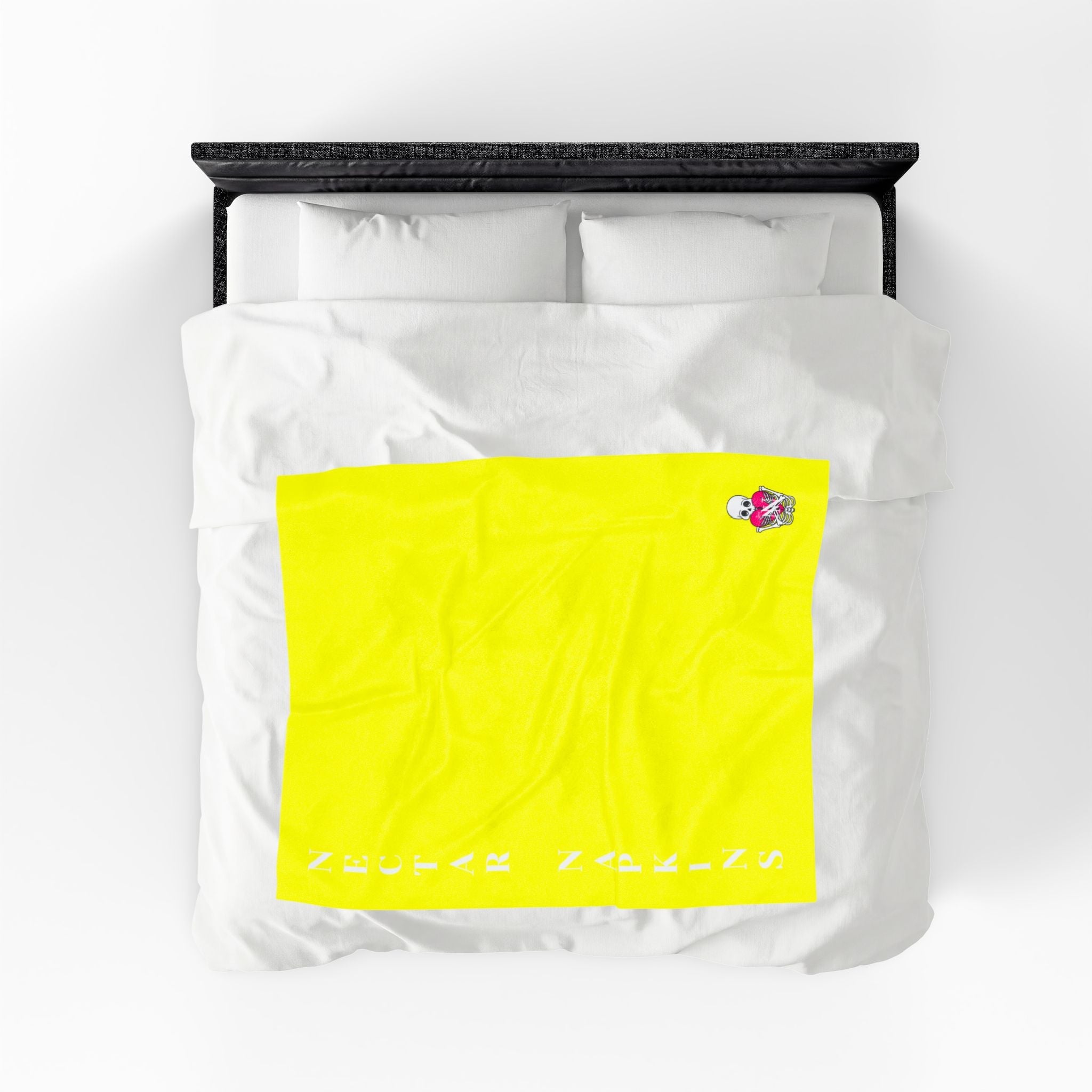 Nectar Napkins Brand Neon Yellow Love Blanket