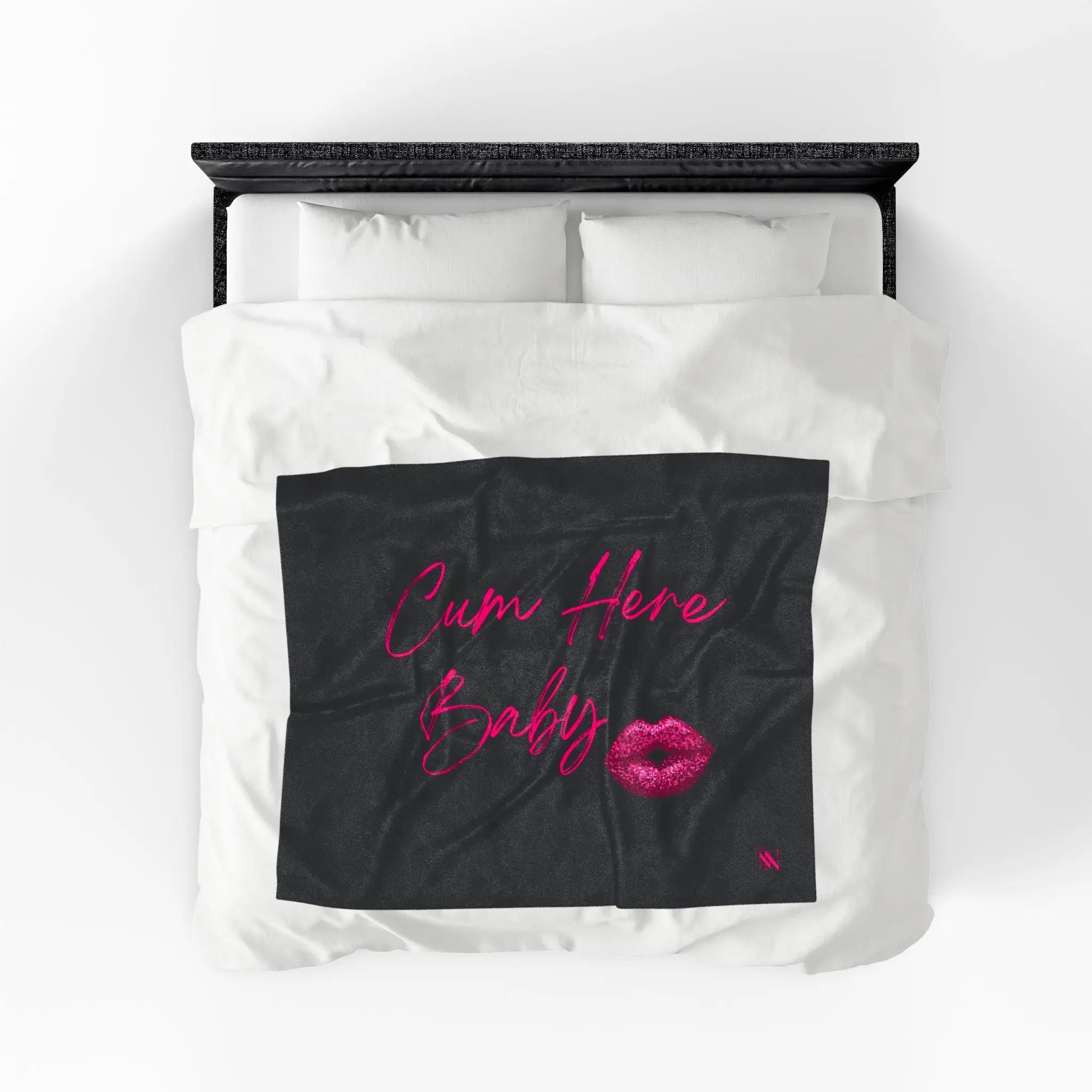 Cum Here Baby Kiss Mark Blanket