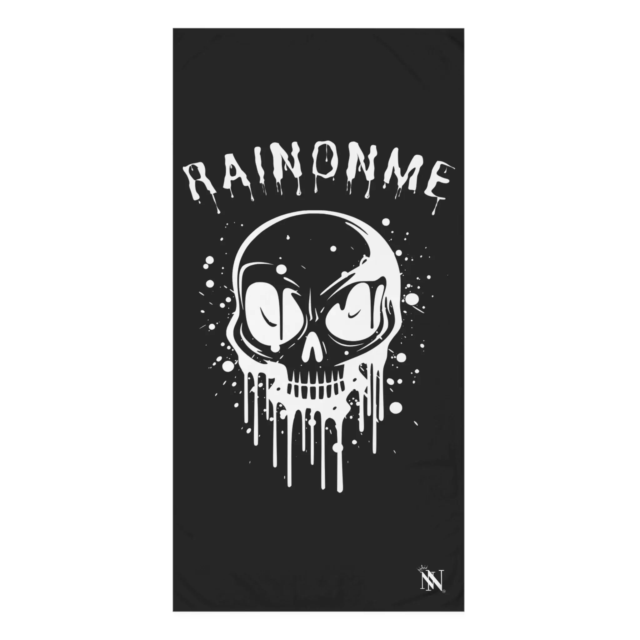 Rain On Me Splattered Skull | Nectar Napkins XL Fun-Flirty Lovers’ Towels