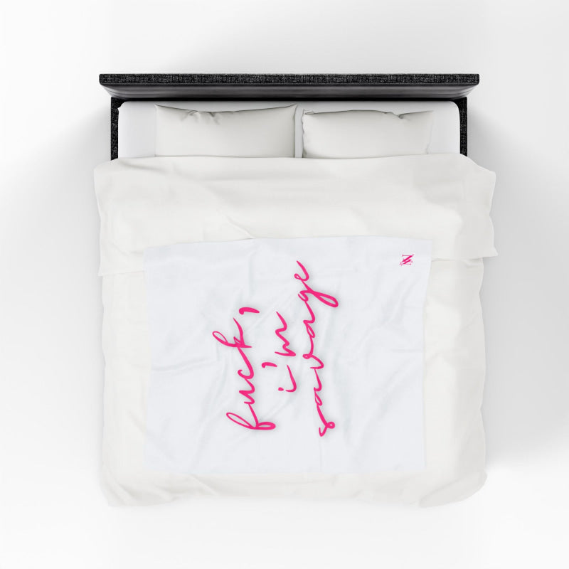 Fuck Iām Savage | Mix & Match Fun-Flirty Loversā Blankets
