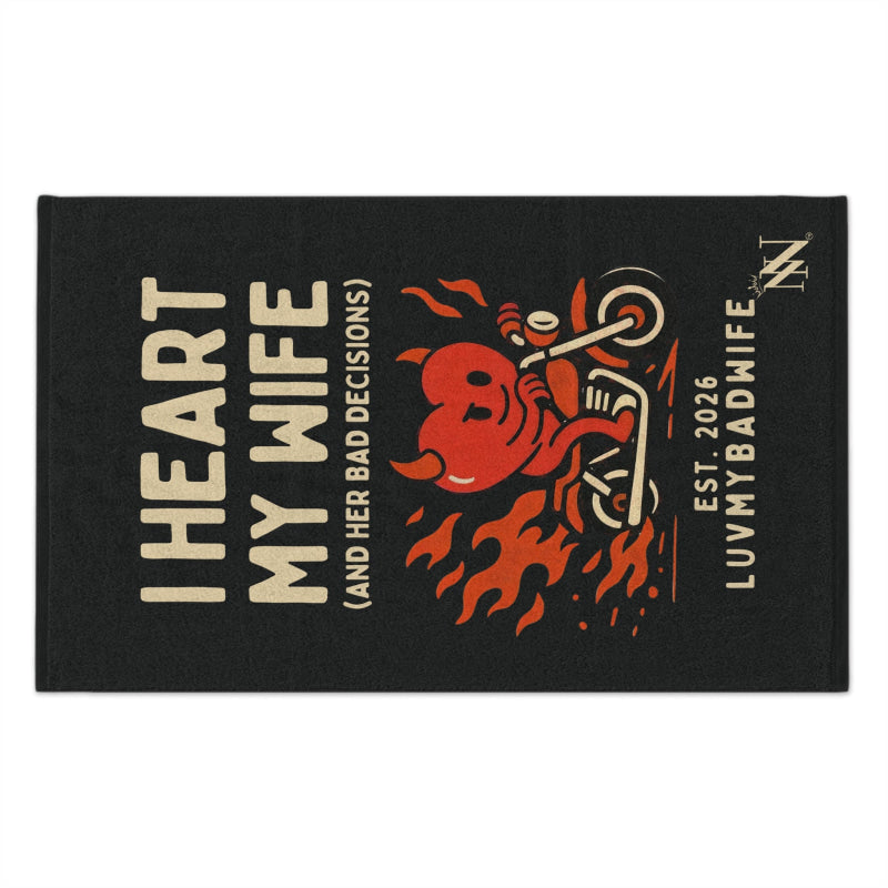 I Heart My Wife | Mix & Match Soft Fun-Flirty Lovers’ Towels