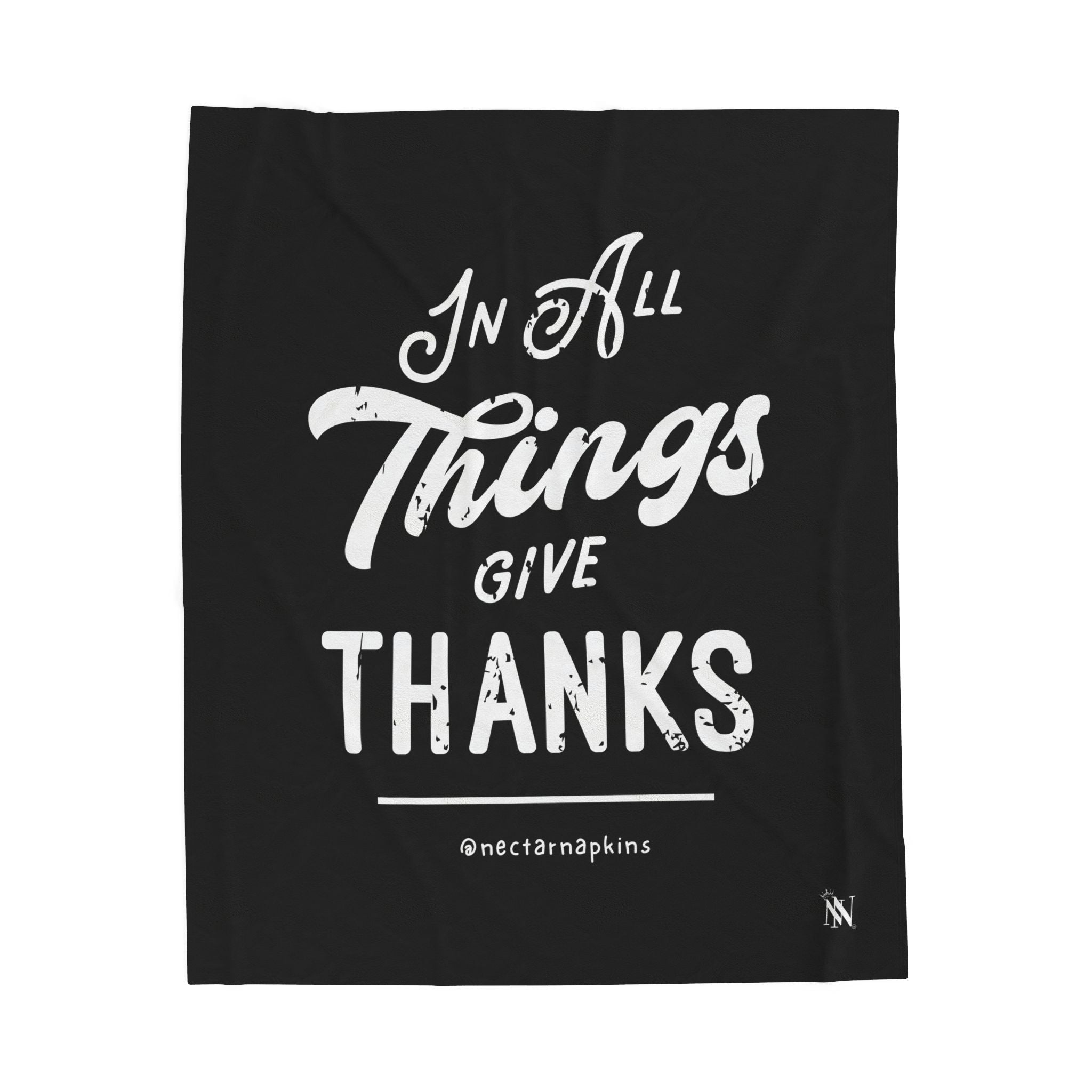 In All Things Give Thanks | Mix & Match Velveteen Fun-Flirty Lovers’ Blankets