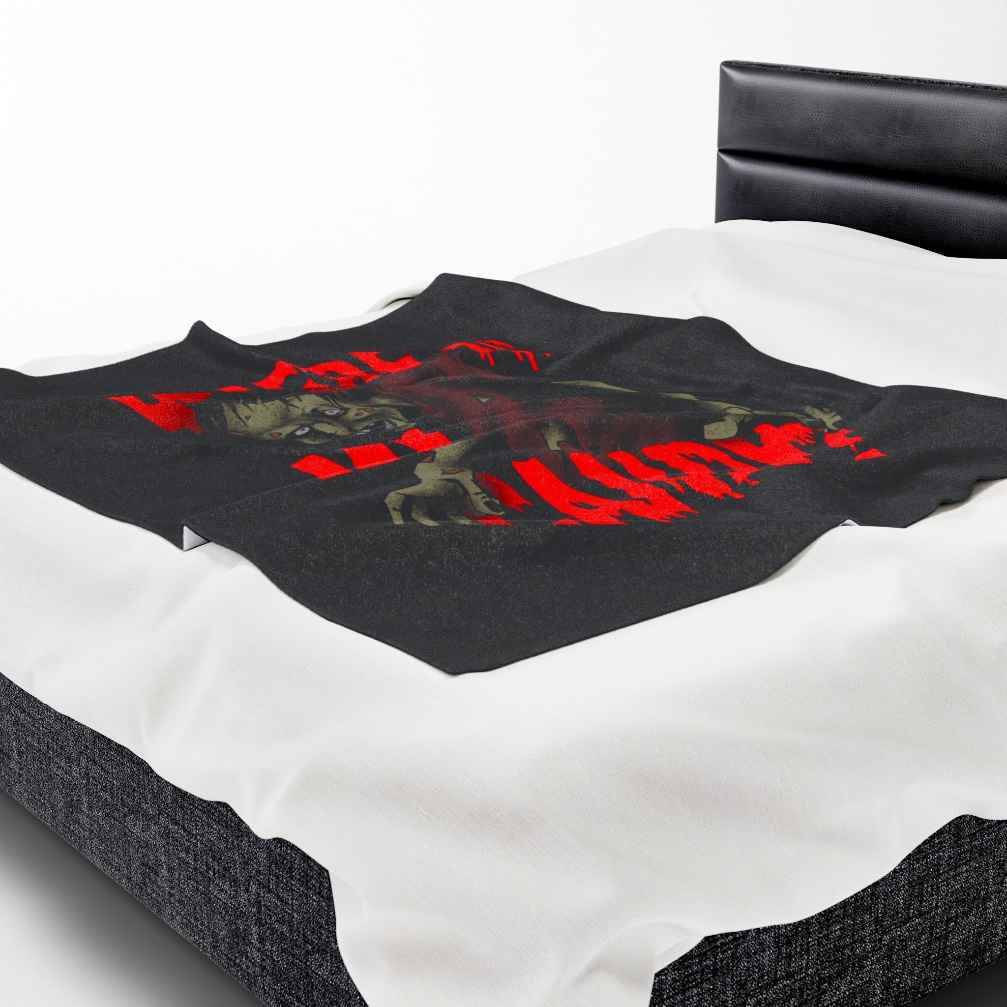 Where is My Candy? Zombie | Mix & Match Velveteen Fun-Flirty Lovers’ Blankets