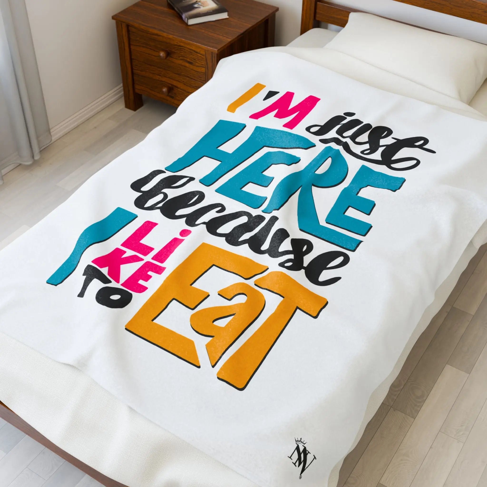 Because I Like to Eat | Mix & Match Fun-Flirty Lovers’ Blankets