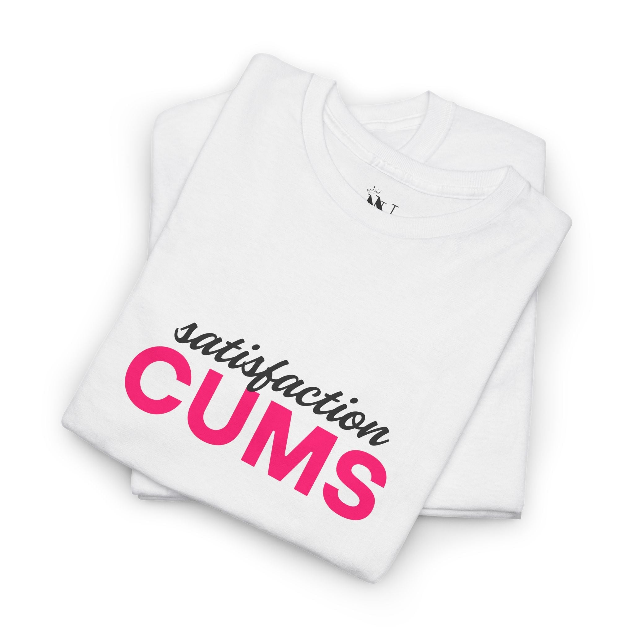 Satisfaction Cums | Mix & Match Cotton Unisex Fun-Flirty Lovers’ T-Shirts