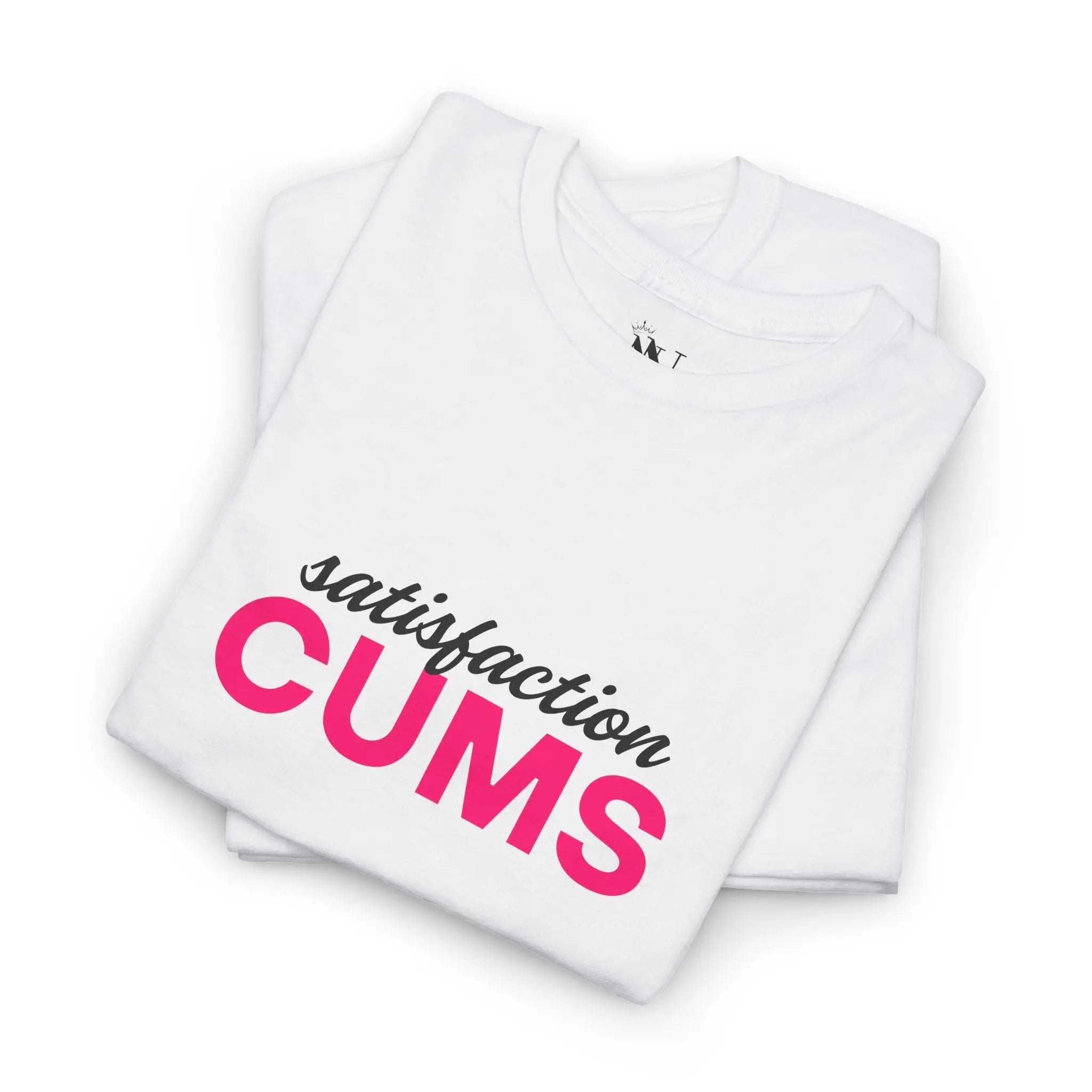 Satisfaction Cums | Mix & Match Cotton Unisex Fun-Flirty Loversโ T-Shirts