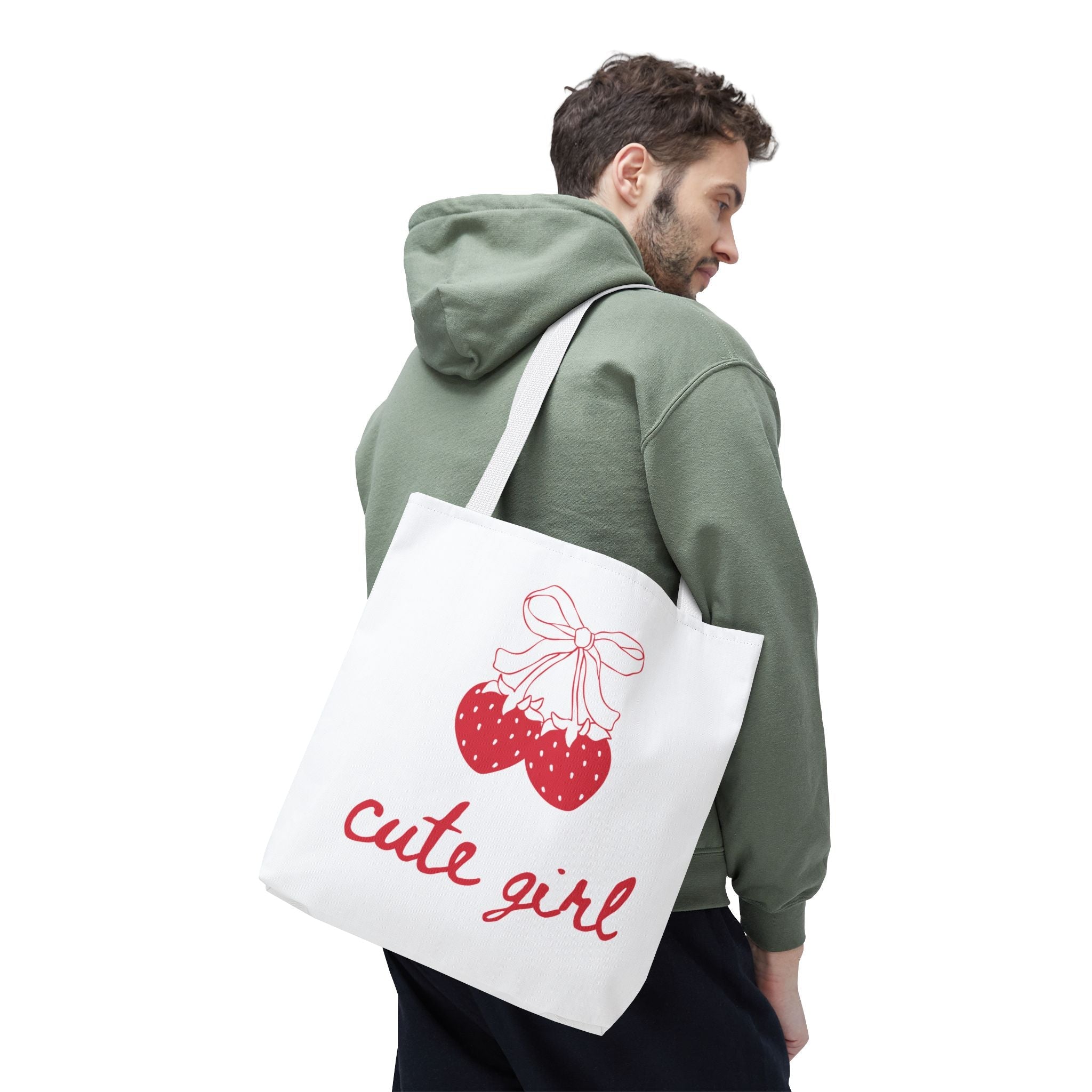 Cute Girl Strawberries | Mix & Match Fun-Flirty Loversā Totes
