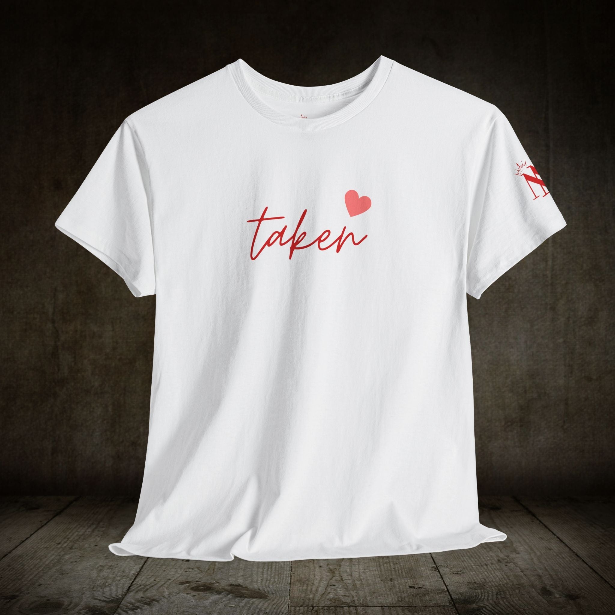 Taken Heart | Mix & Match Cotton Unisex Fun-Flirty Lovers’ T-Shirts