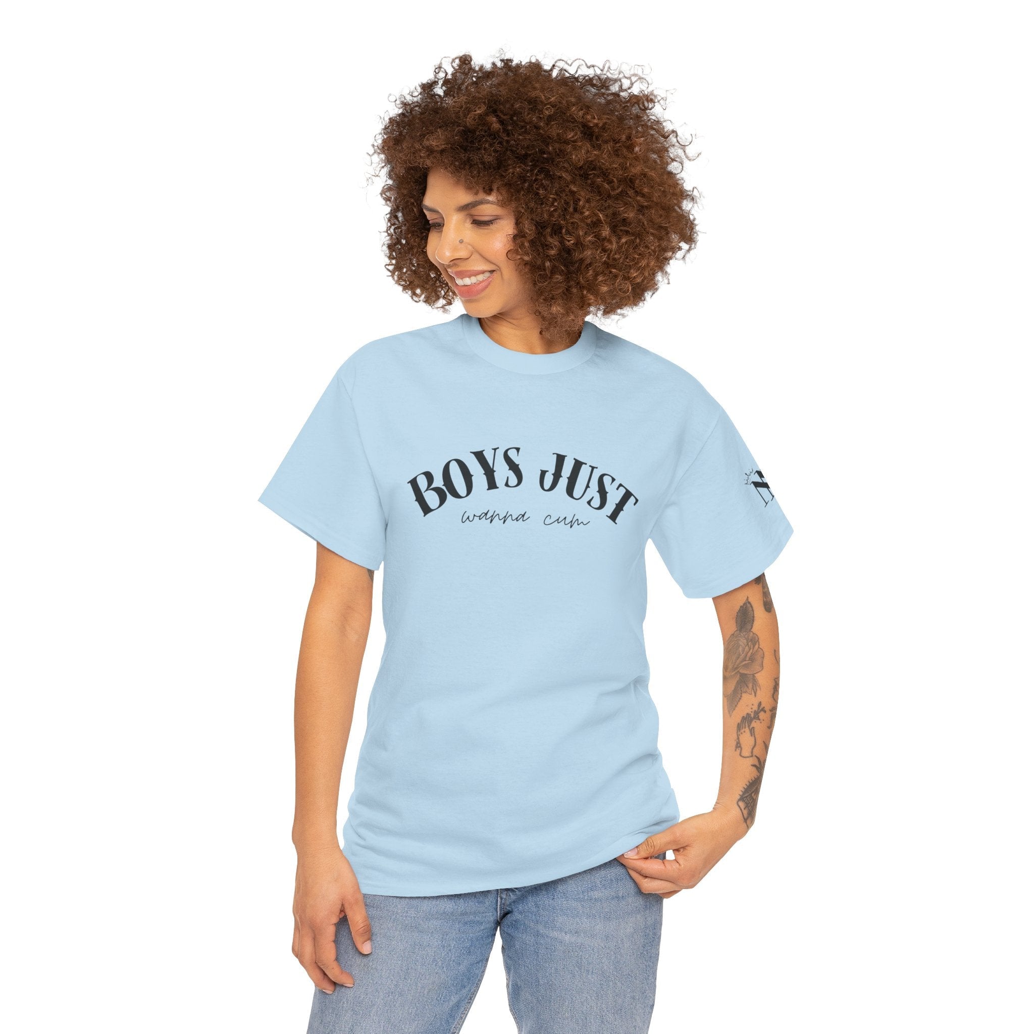Boys Just Wanna | Mix & Match 100% Cotton Unisex Fun-Flirty Lovers’ Tees
