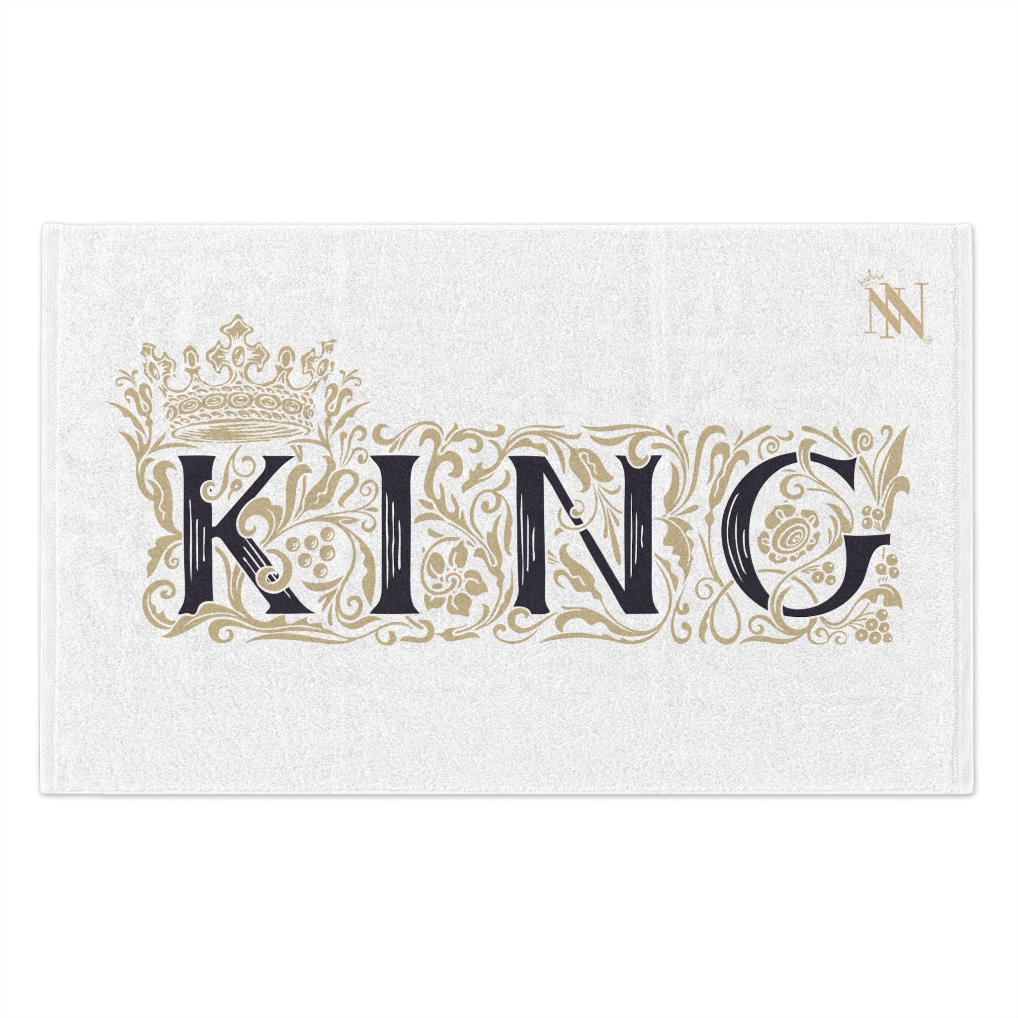 Gold Filigree King | Mix & Match Soft Fun-Flirty Lovers’ Towels