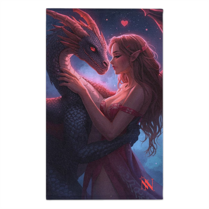 Elf’s Pet Dragon Fantasy | Mix & Match Soft Fun-Flirty Lovers’ Towels