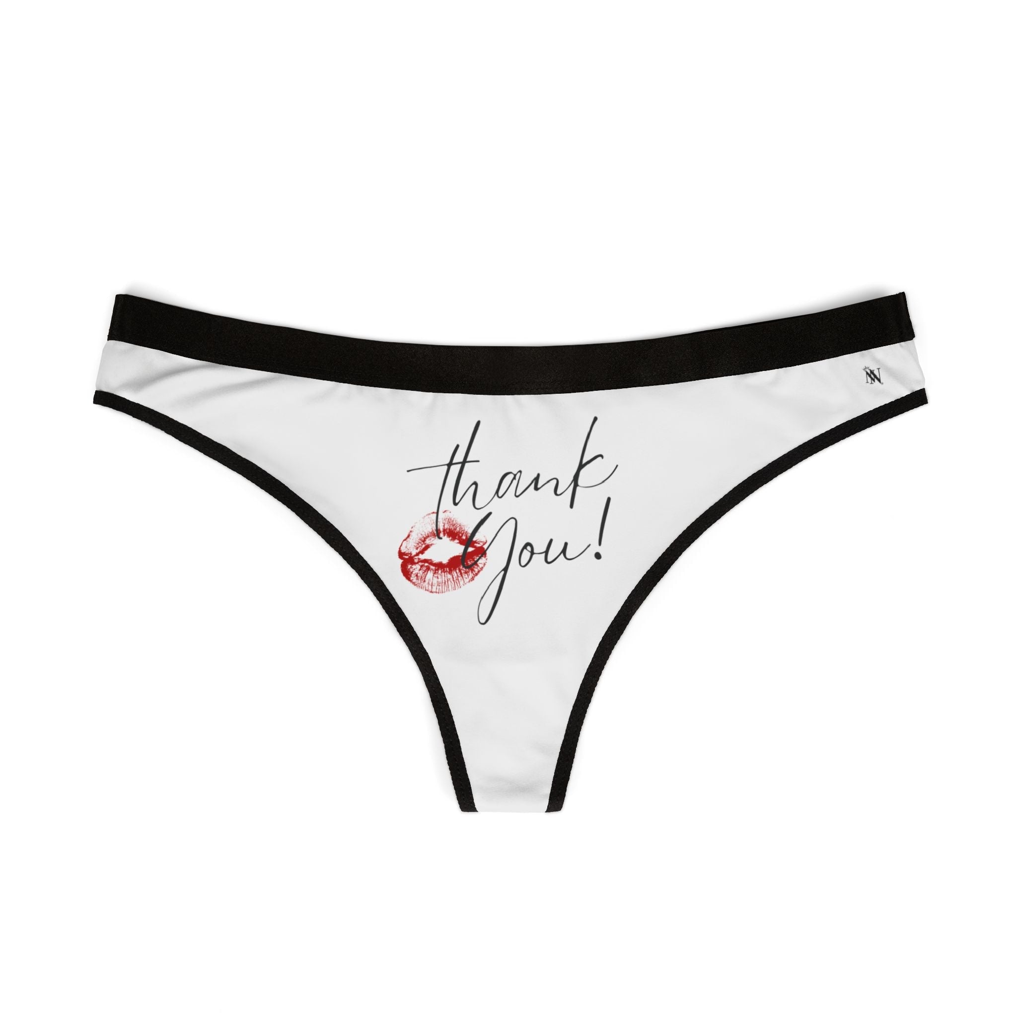 Thank You! with a Kiss Sex Gifts Lingerie Women’s Thong