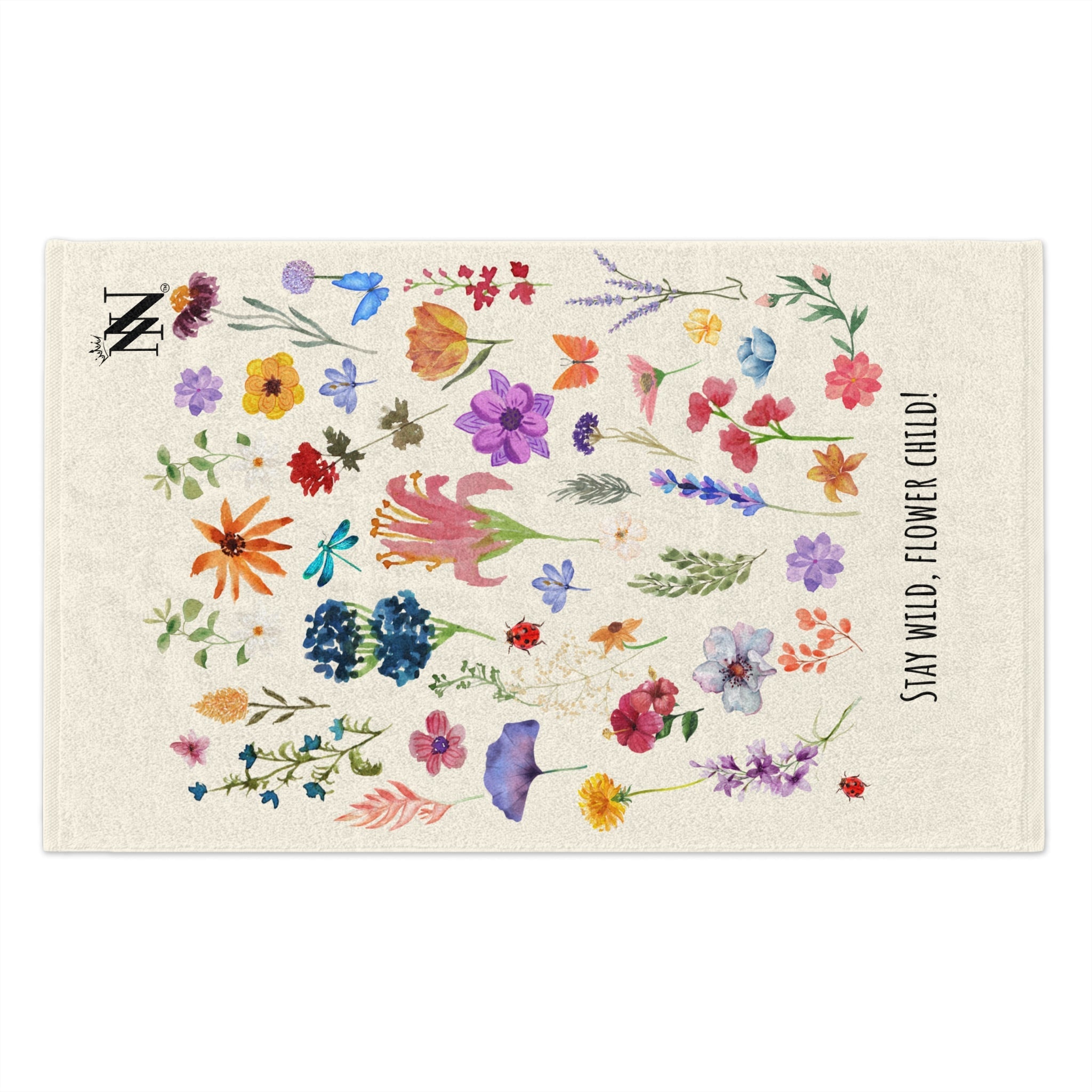 Stay Wild Flower Child! | Mix & Match Soft Fun-Flirty Lovers’ Towels