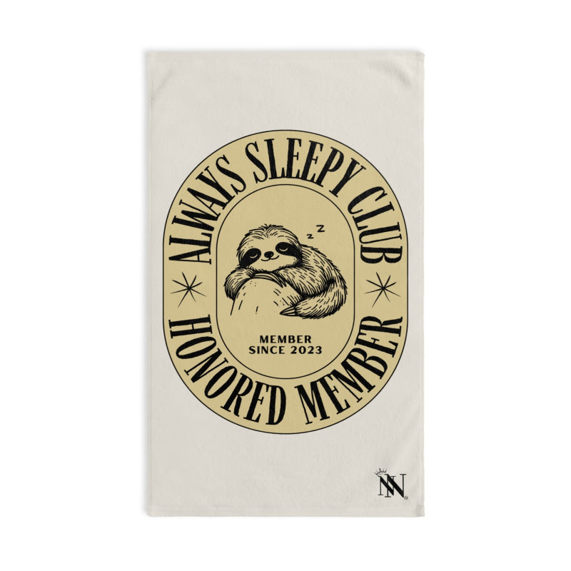 Always Sleepy Club Sloth | Mix & Match Classic Fun-Flirty Lovers’ Towels