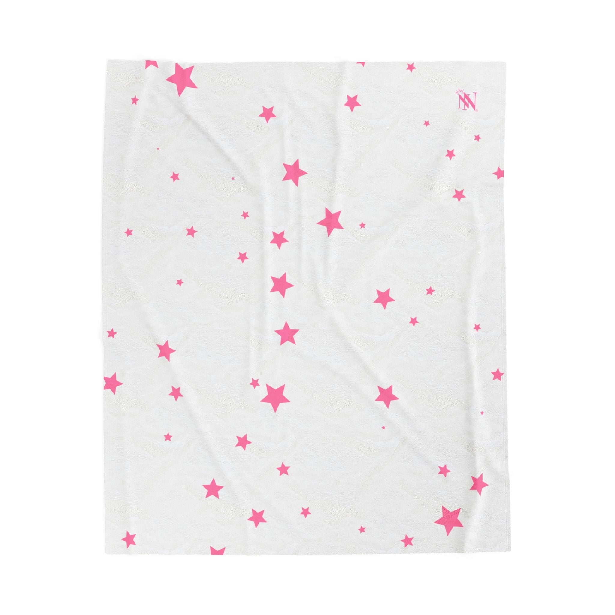Pink Star Pattern | Mix & Match Soft Fun-Flirty Lovers’ Blankets