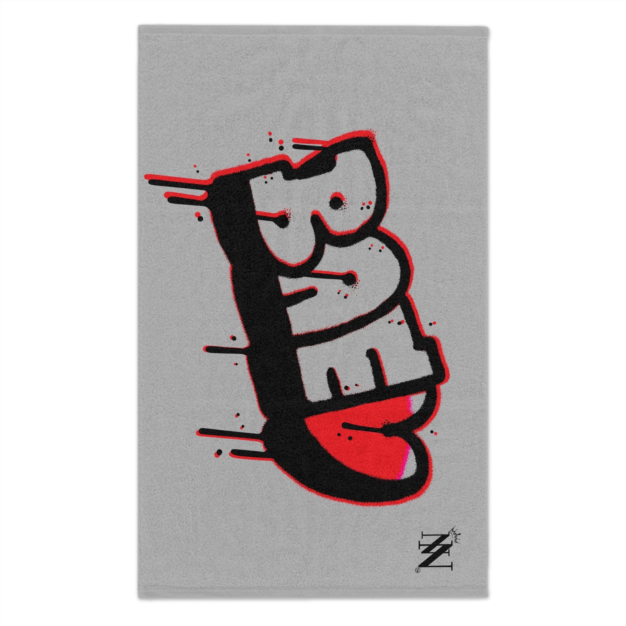 Dripping Bae Love Light Grey | Mix & Match Soft Fun-Flirty Lovers’ Towels